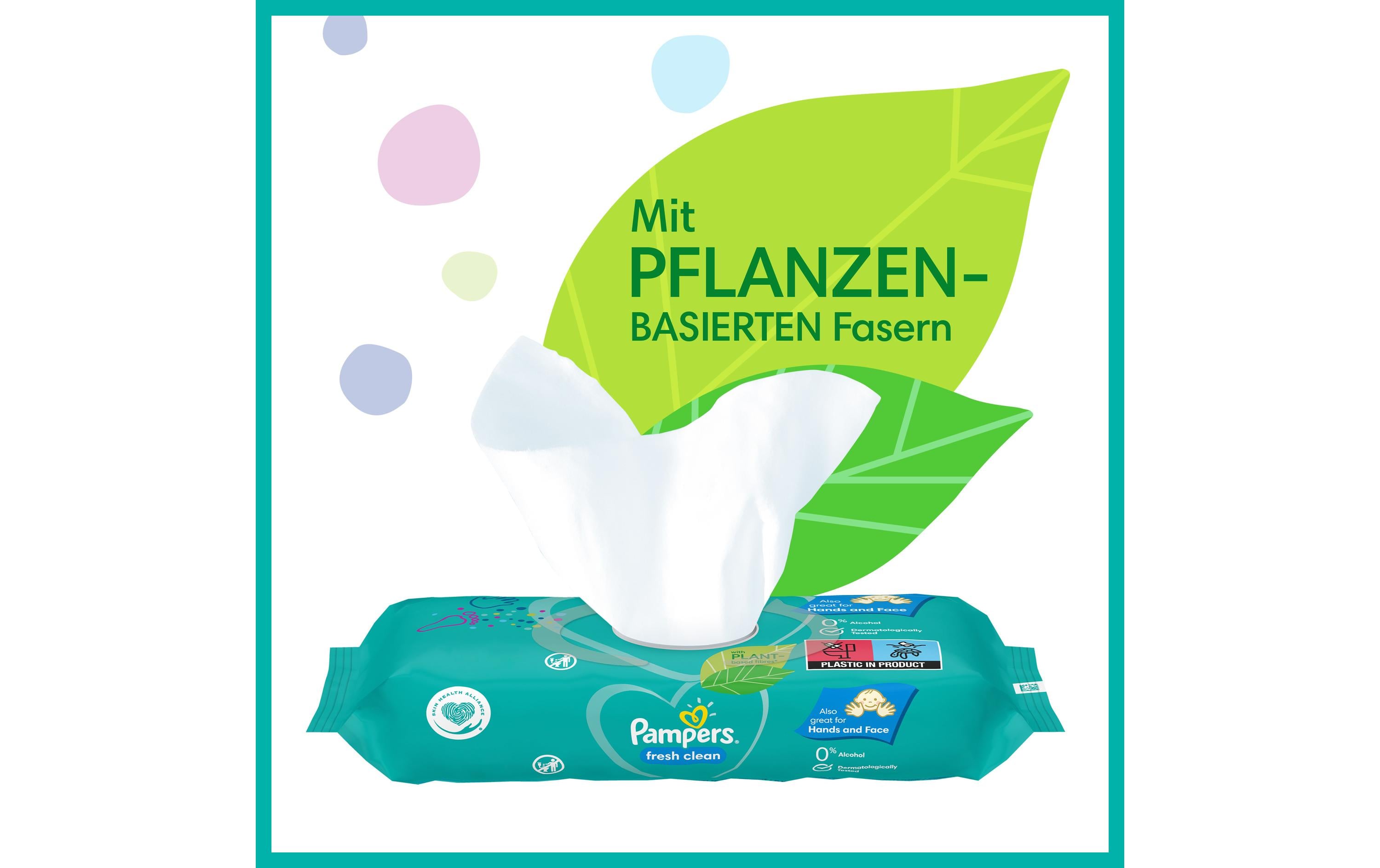 Pampers Feuchttücher Fresh Clean Aloe 15 x 80 Stk.