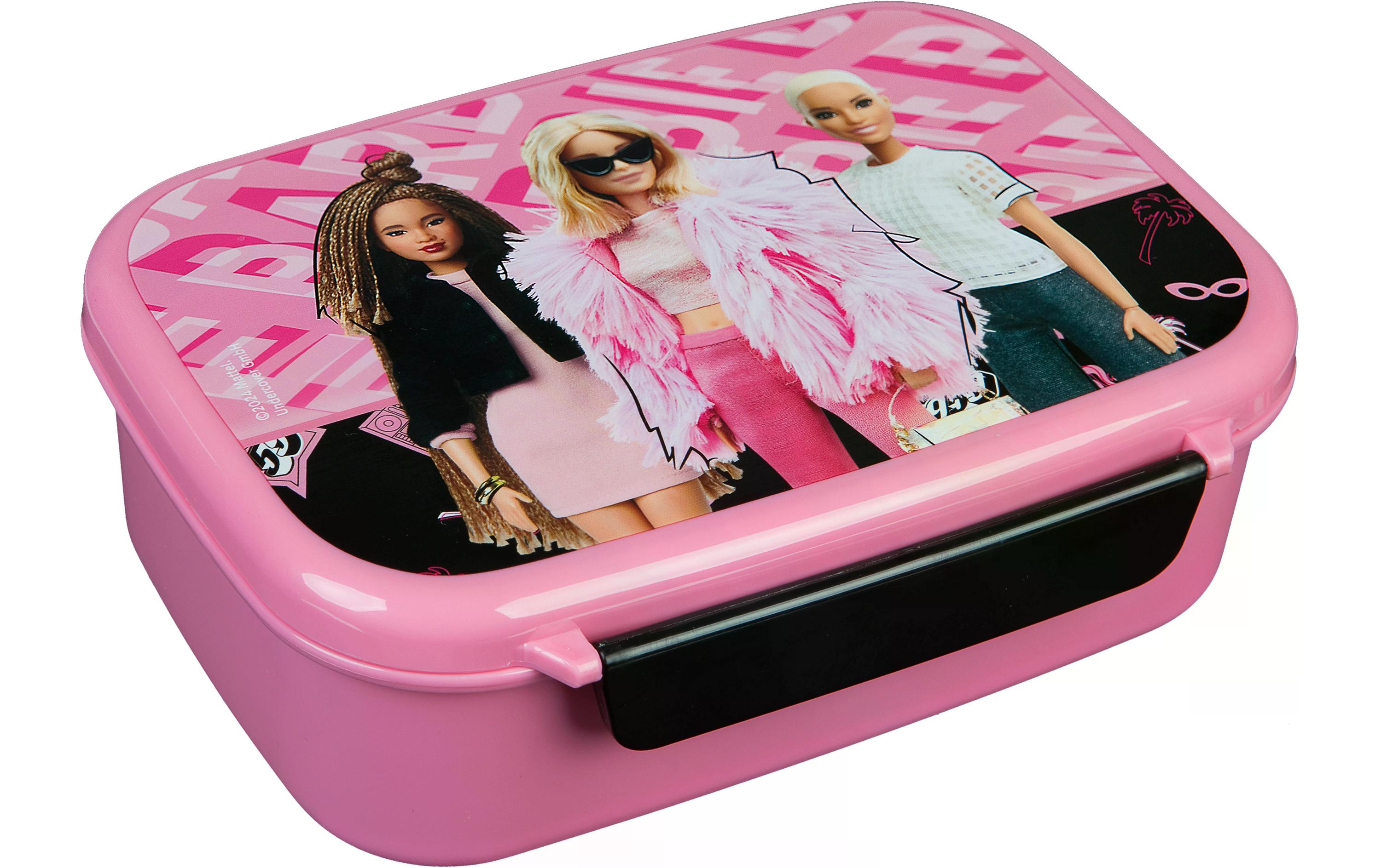 Scooli Lunchbox Barbie Rosa/Schwarz