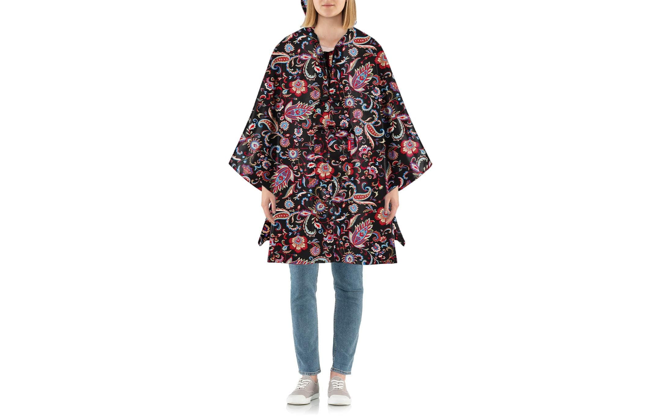 Reisenthel Regenponcho Mini Maxi Paisley Black