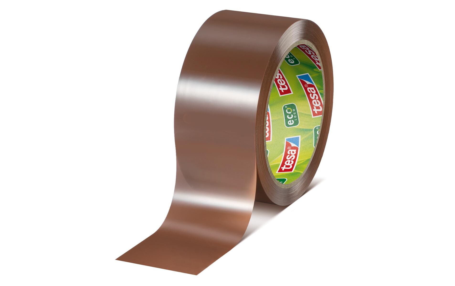 tesa Klebeband Eco & Crystal 50 mm x 66 m, Braun, 1 Rolle