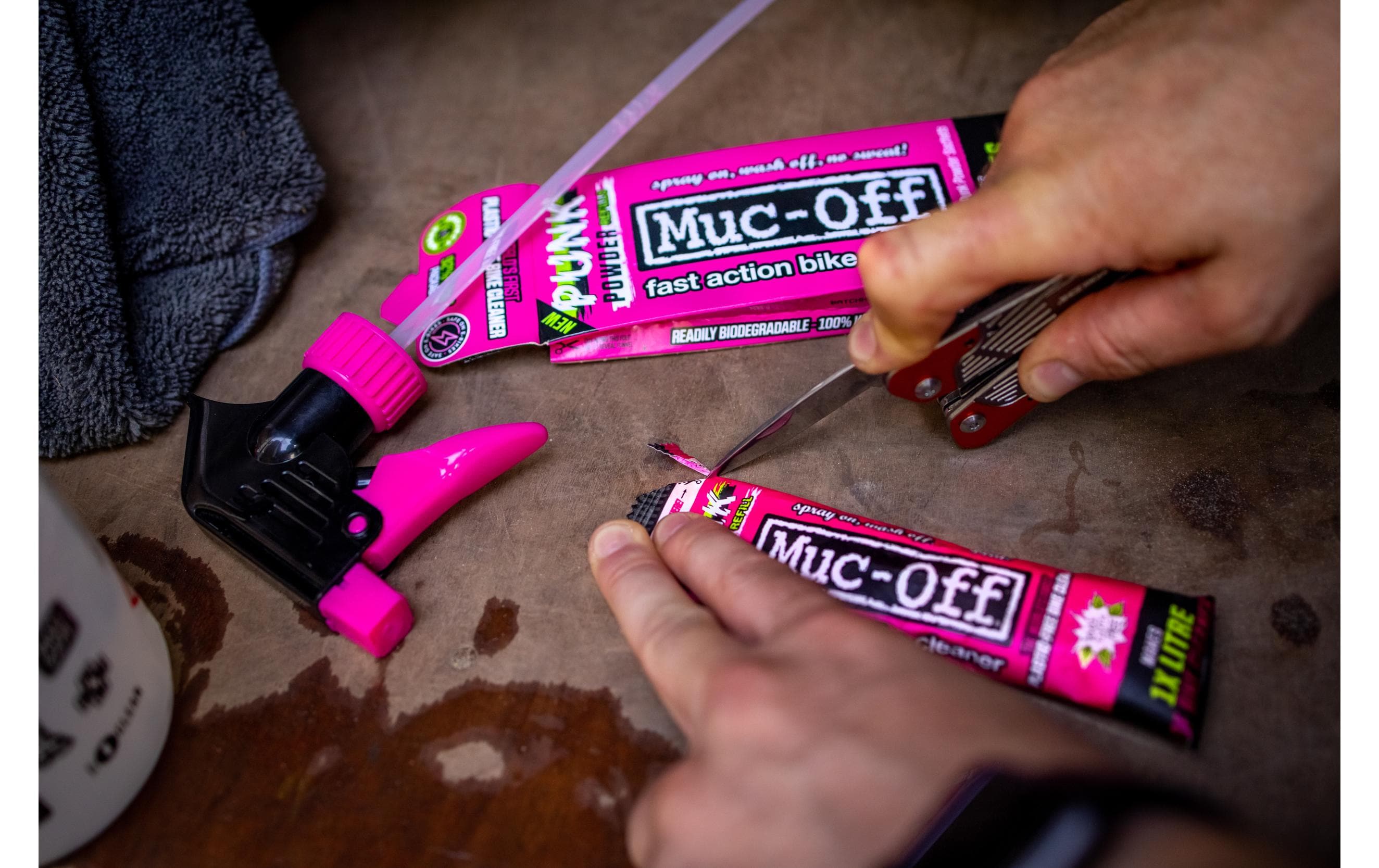 Muc-Off Veloreiniger Punk Powder + Bottle