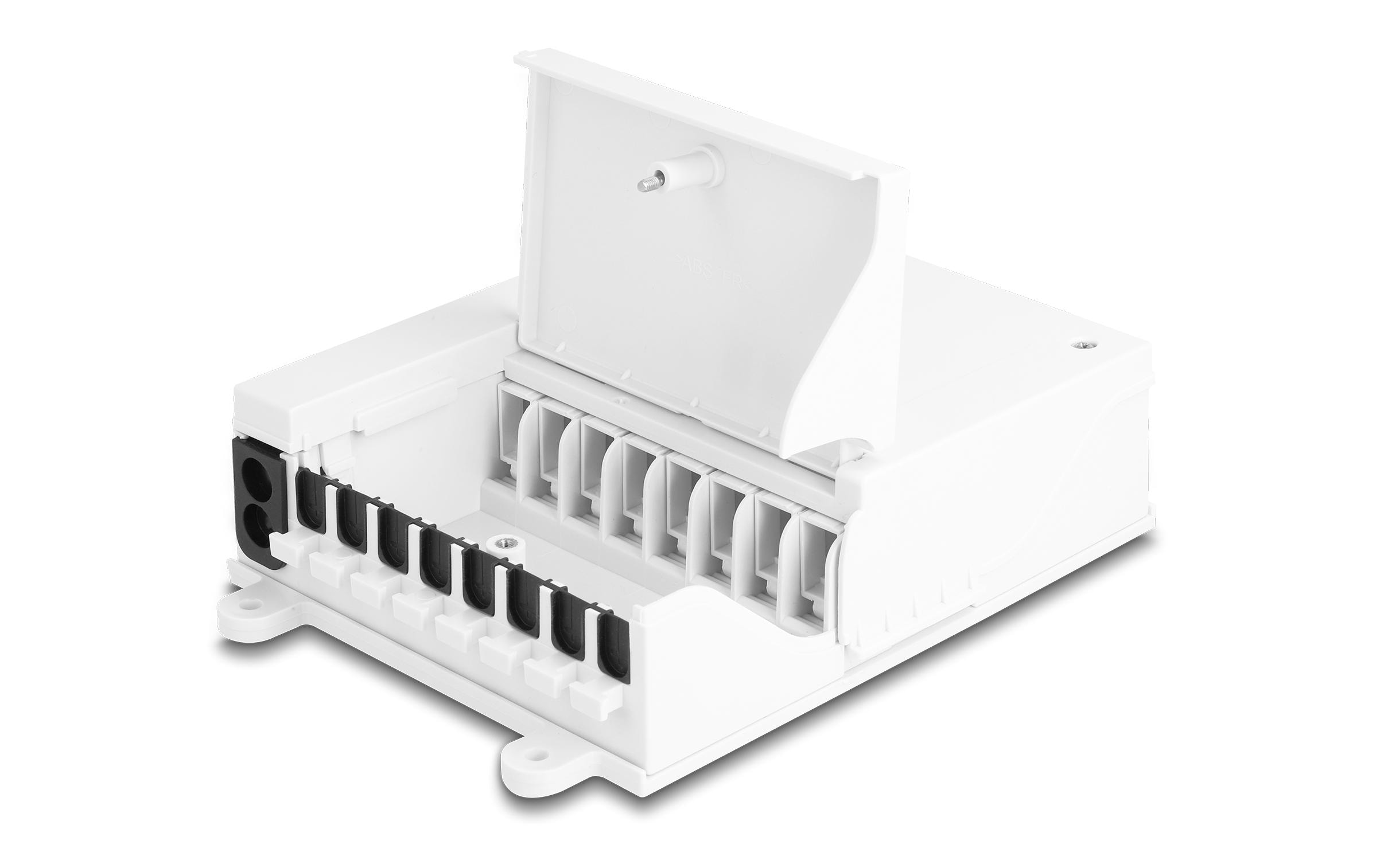 Delock LWL Verteilerbox 8 Port, Weiss