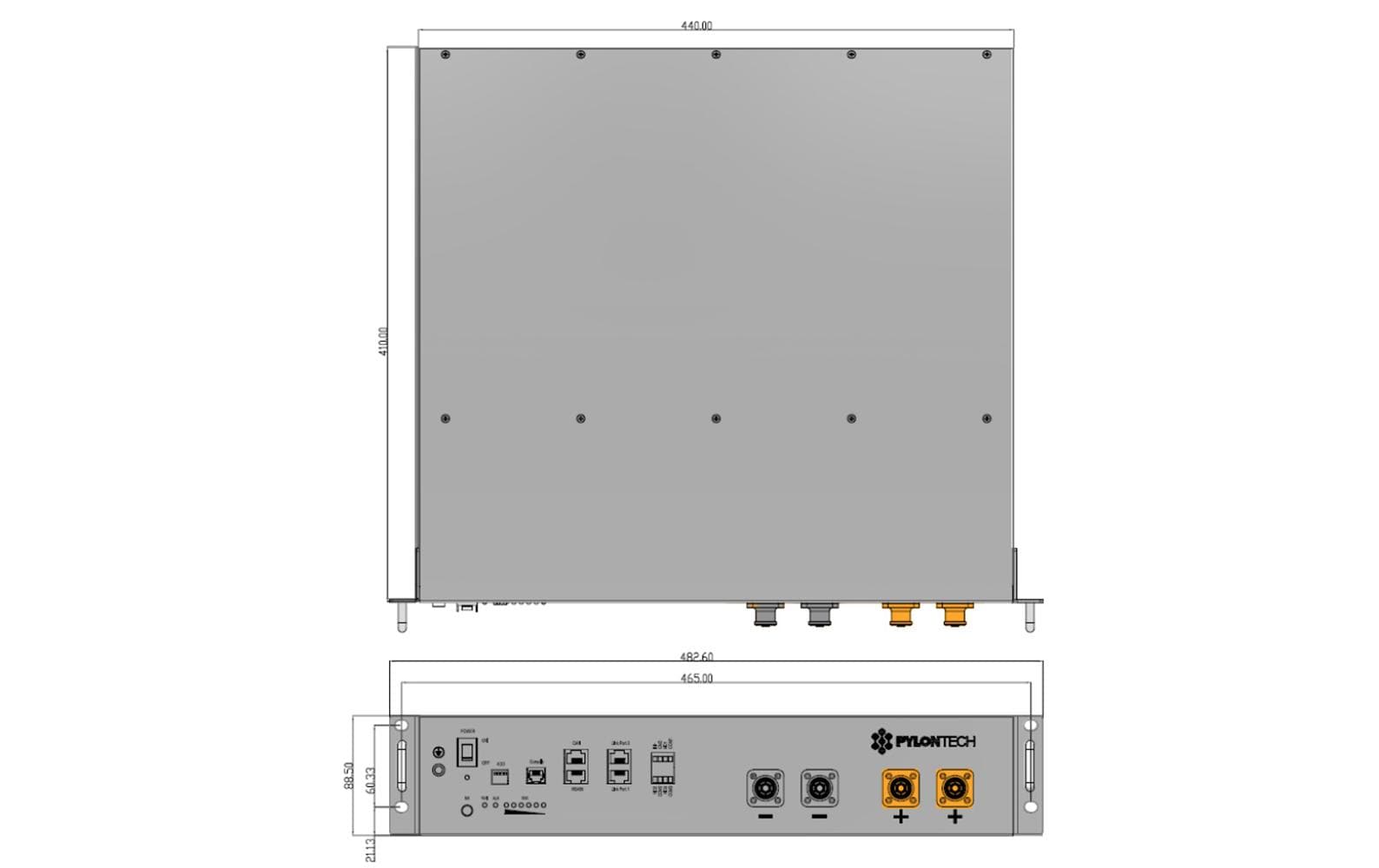 Pylontech Energiespeicher US2000C 2.4 kWh 48 V LiFePO4