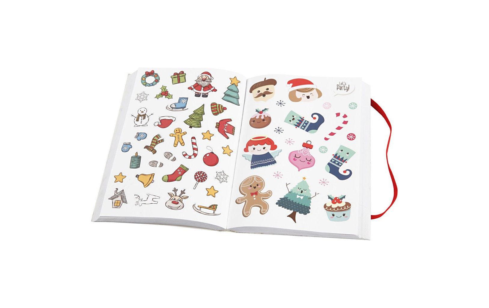 Creativ Company Weihnachtssticker Sticker Book 1700 Motive