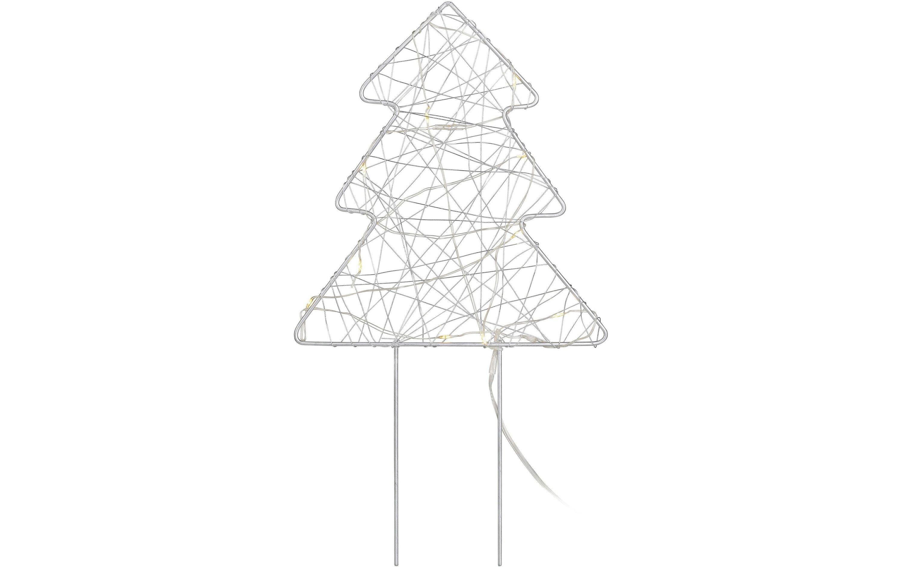 Markslöjd LED-Figur Baum Gärtner 37 cm Grau