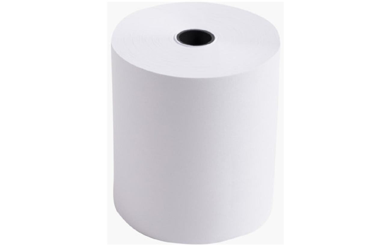 Exacompta Papierrolle 76 mm Extra Weiss, 10 Stück