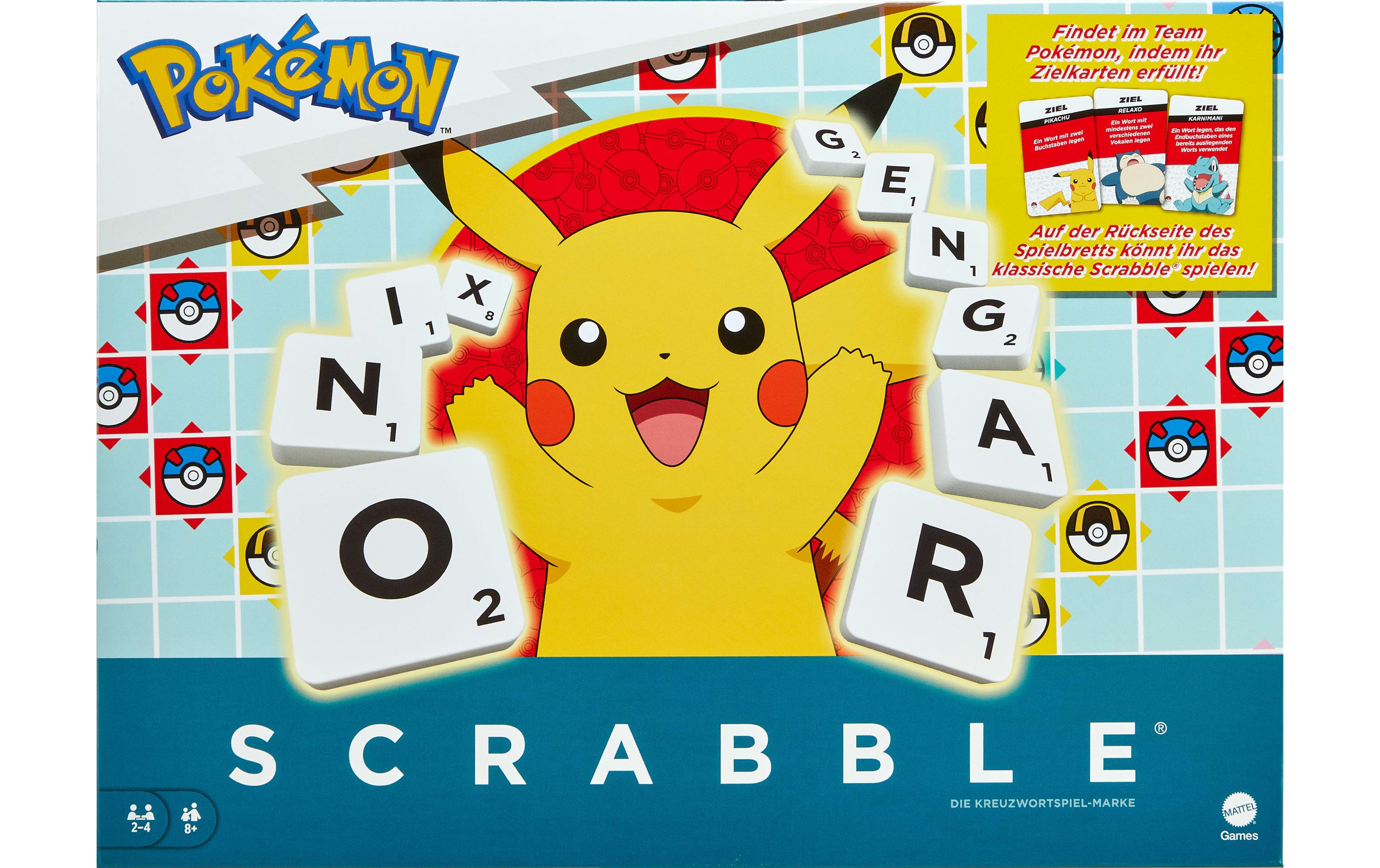 Mattel Spiele Scrabble Pokemon -DE-