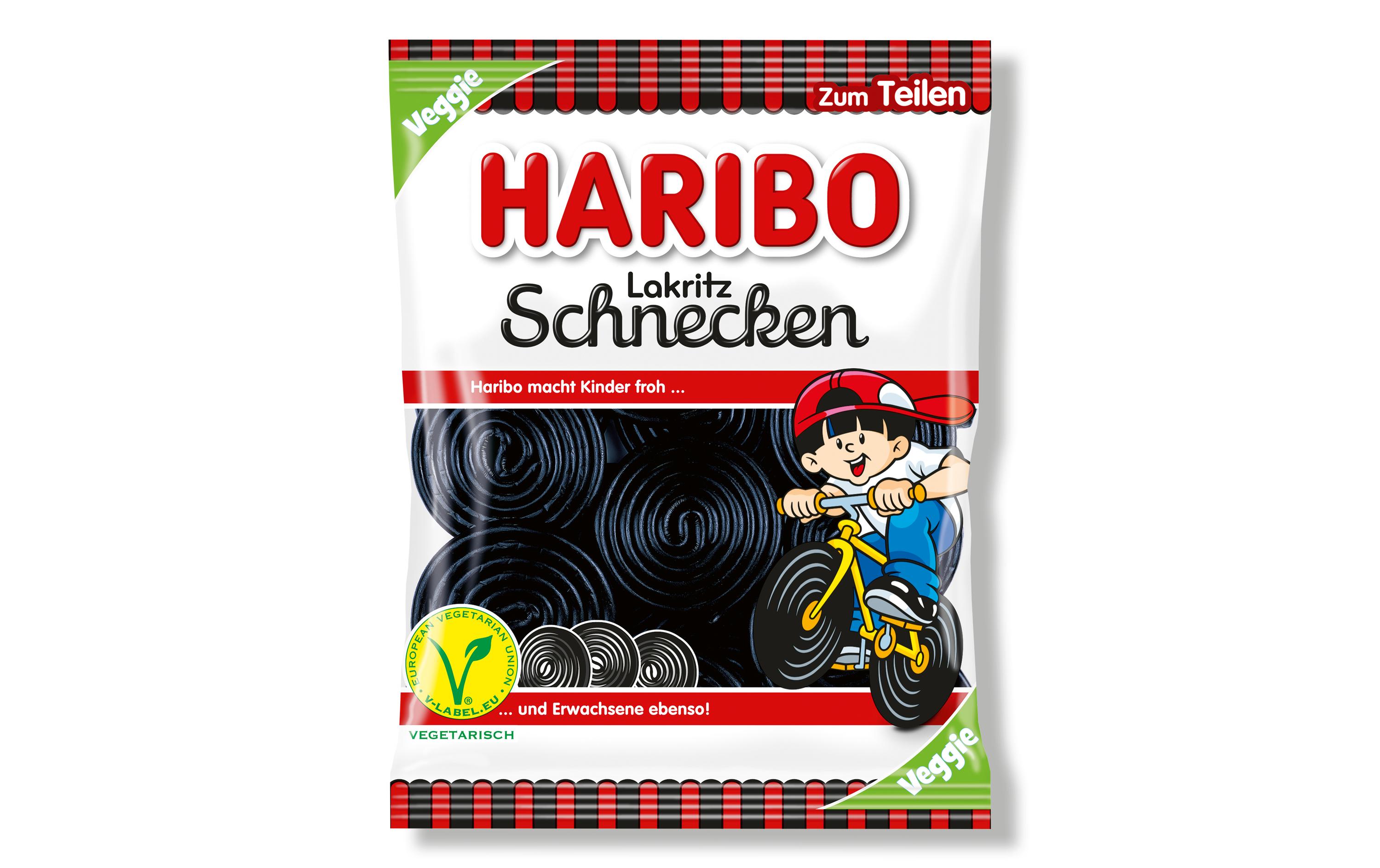 Haribo Gummibonbons Lakritz Schnecken 175 g