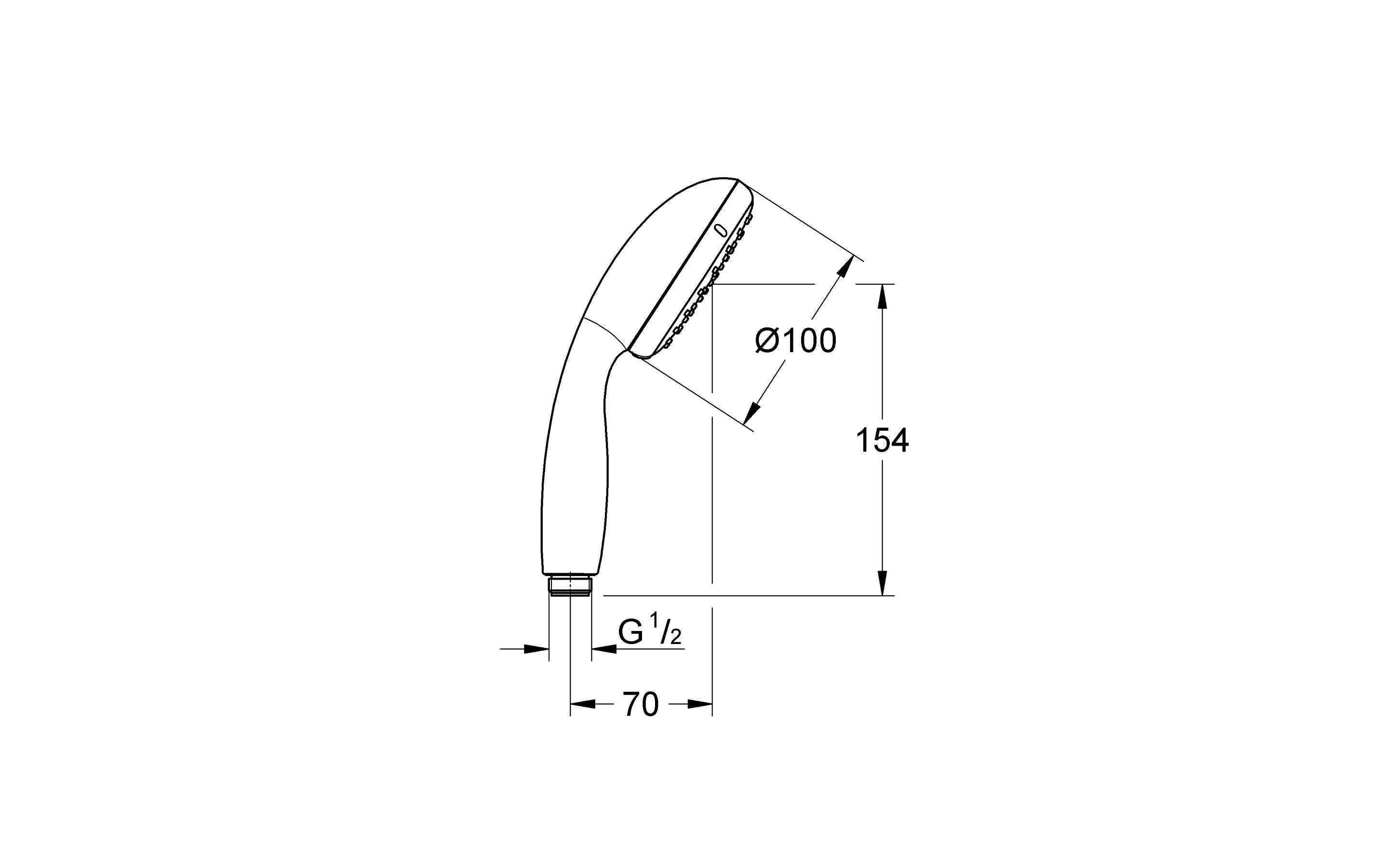 GROHE Handbrause Vitalio Start 100