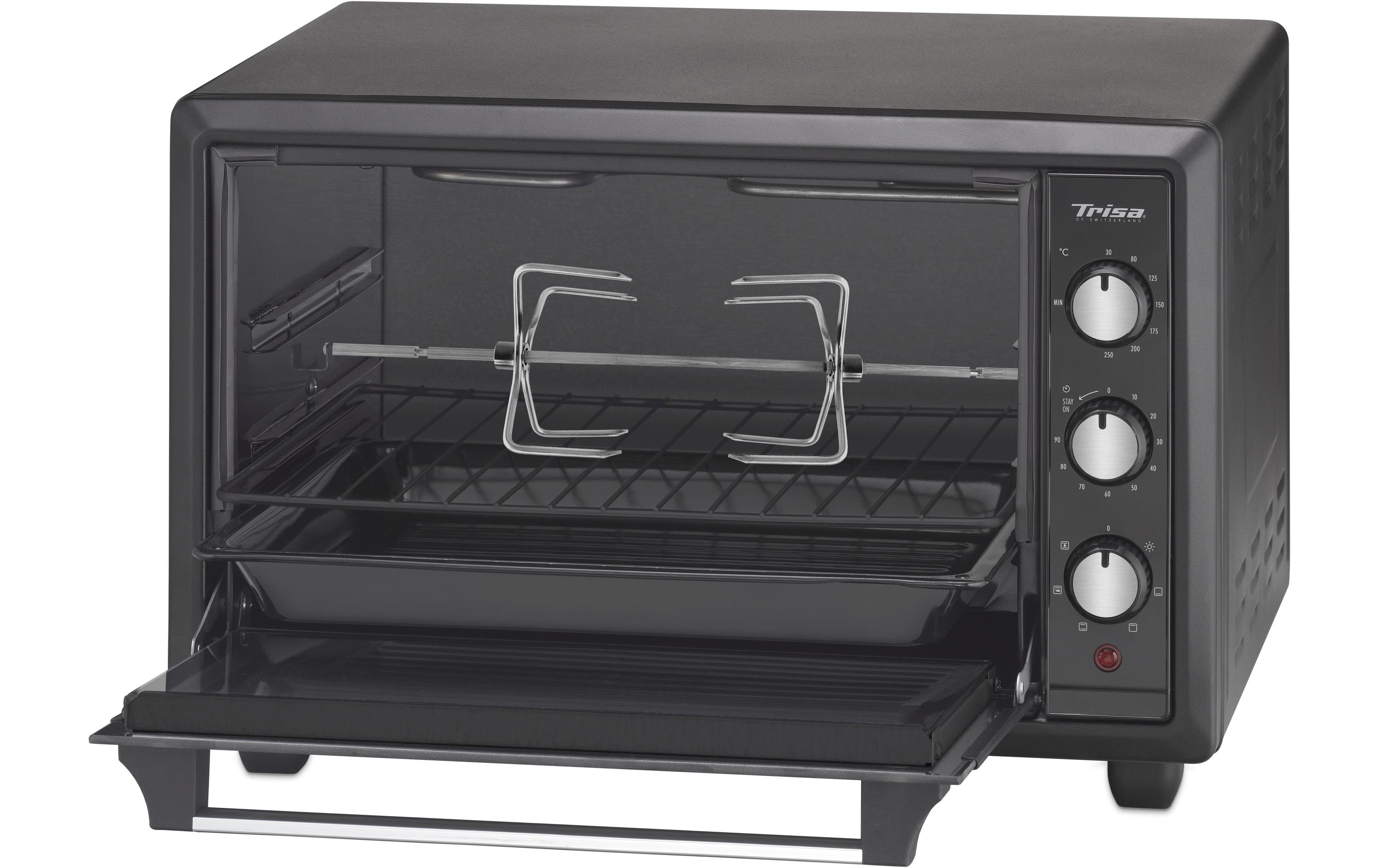 Trisa Backofen Forno Gusto 34 l, Schwarz