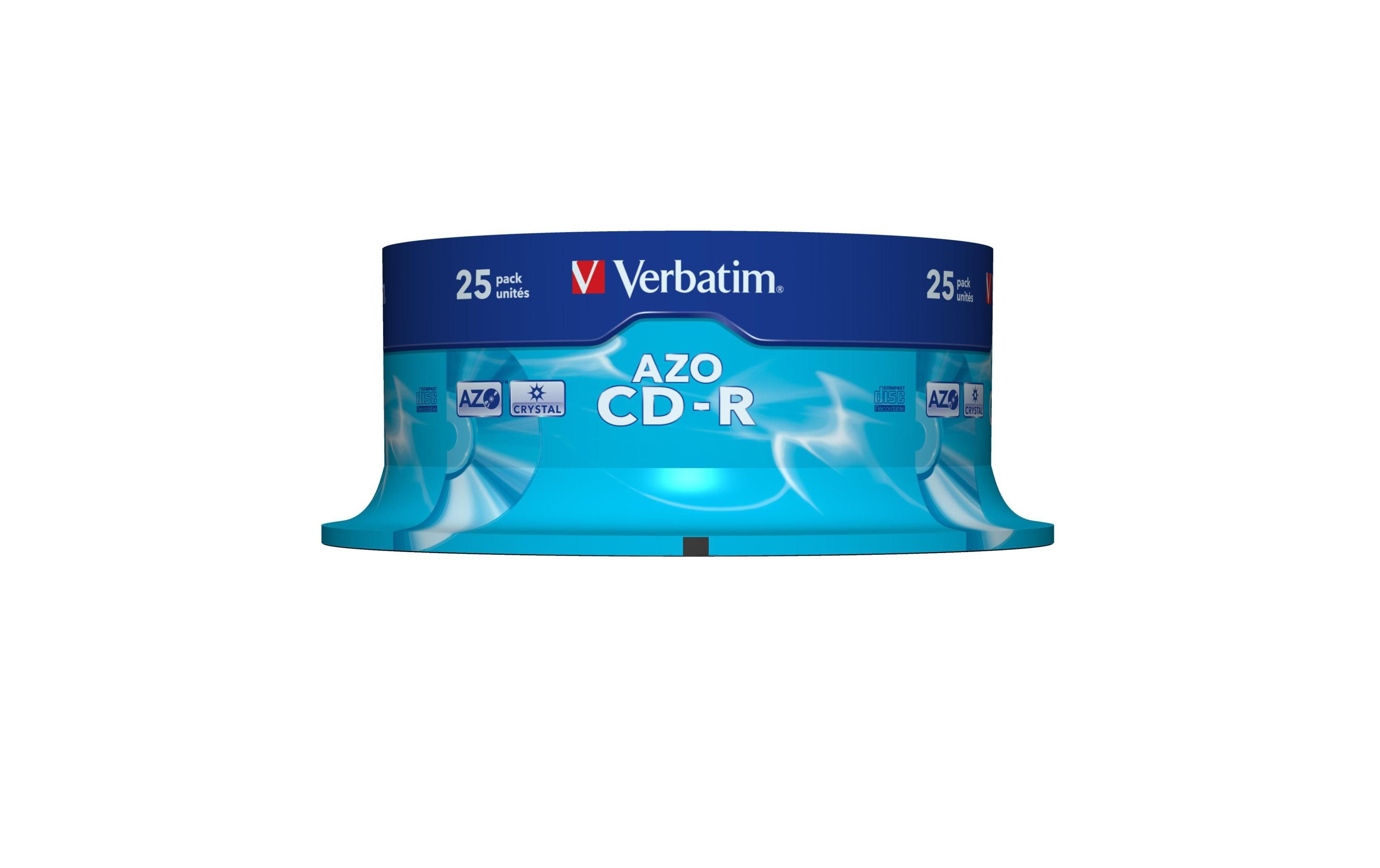 Verbatim CD-R AZO 0.7 GB, Spindel (25 Stück)