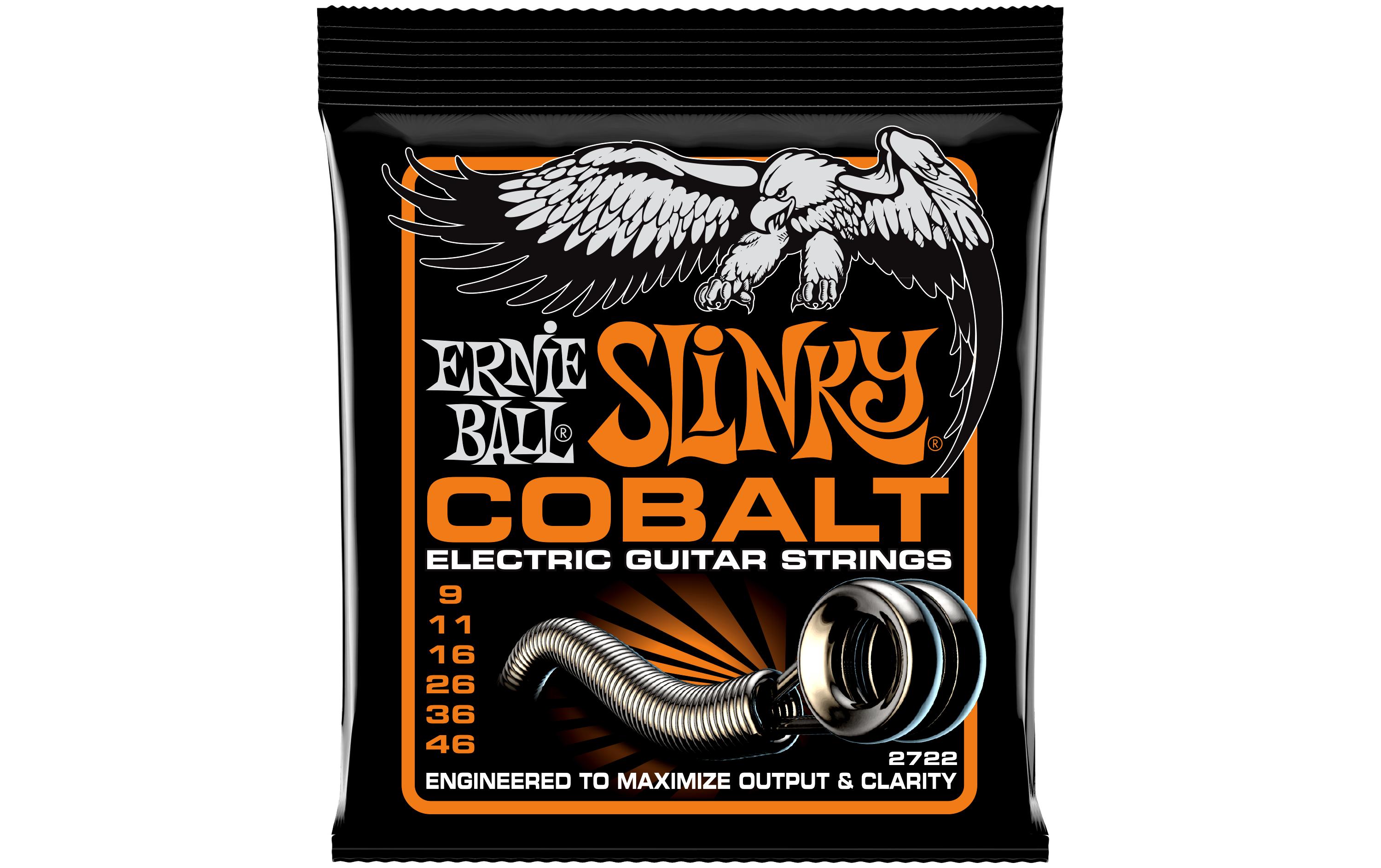 Ernie Ball Gitarrensaiten 2722 Slinky Cobalt – Hybrid 09-46