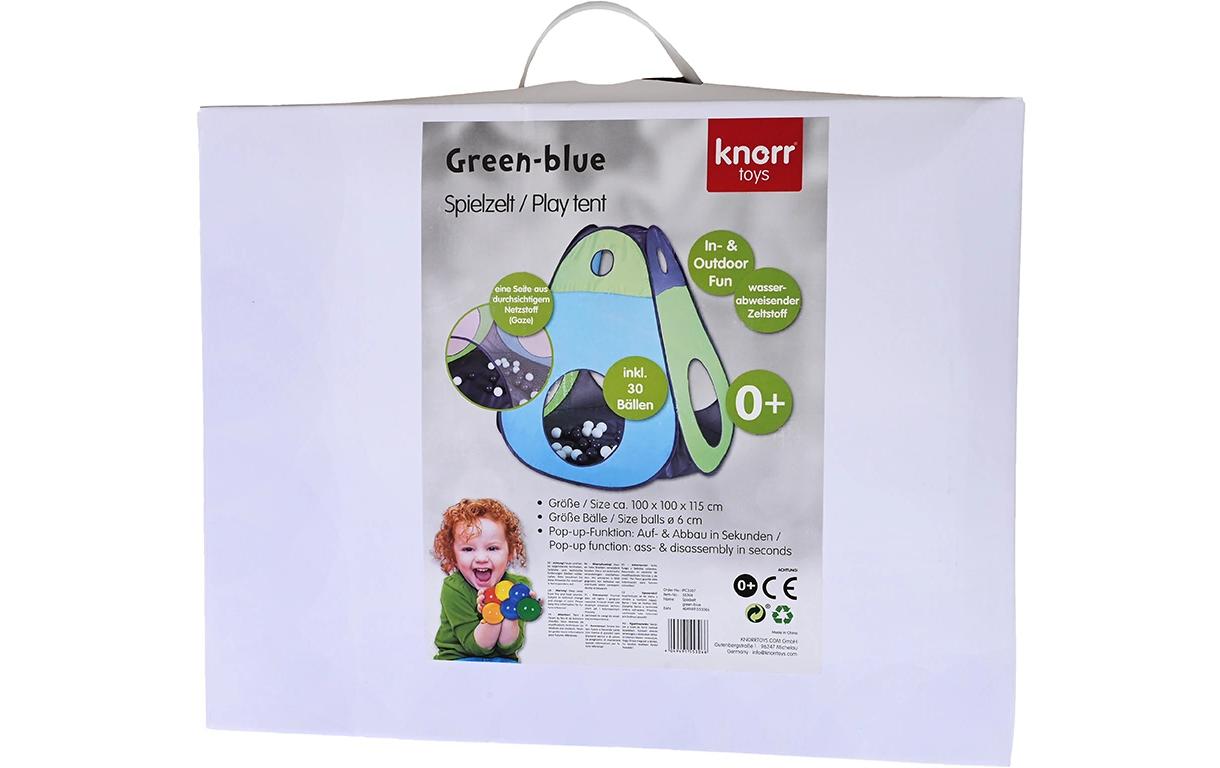 Knorrtoys Spielzelt Green-Blue