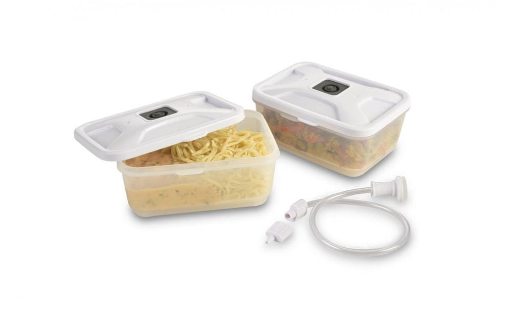 Solis Vakuumier-Behälter Vakuumierset Lunchboxen, 2 Stück