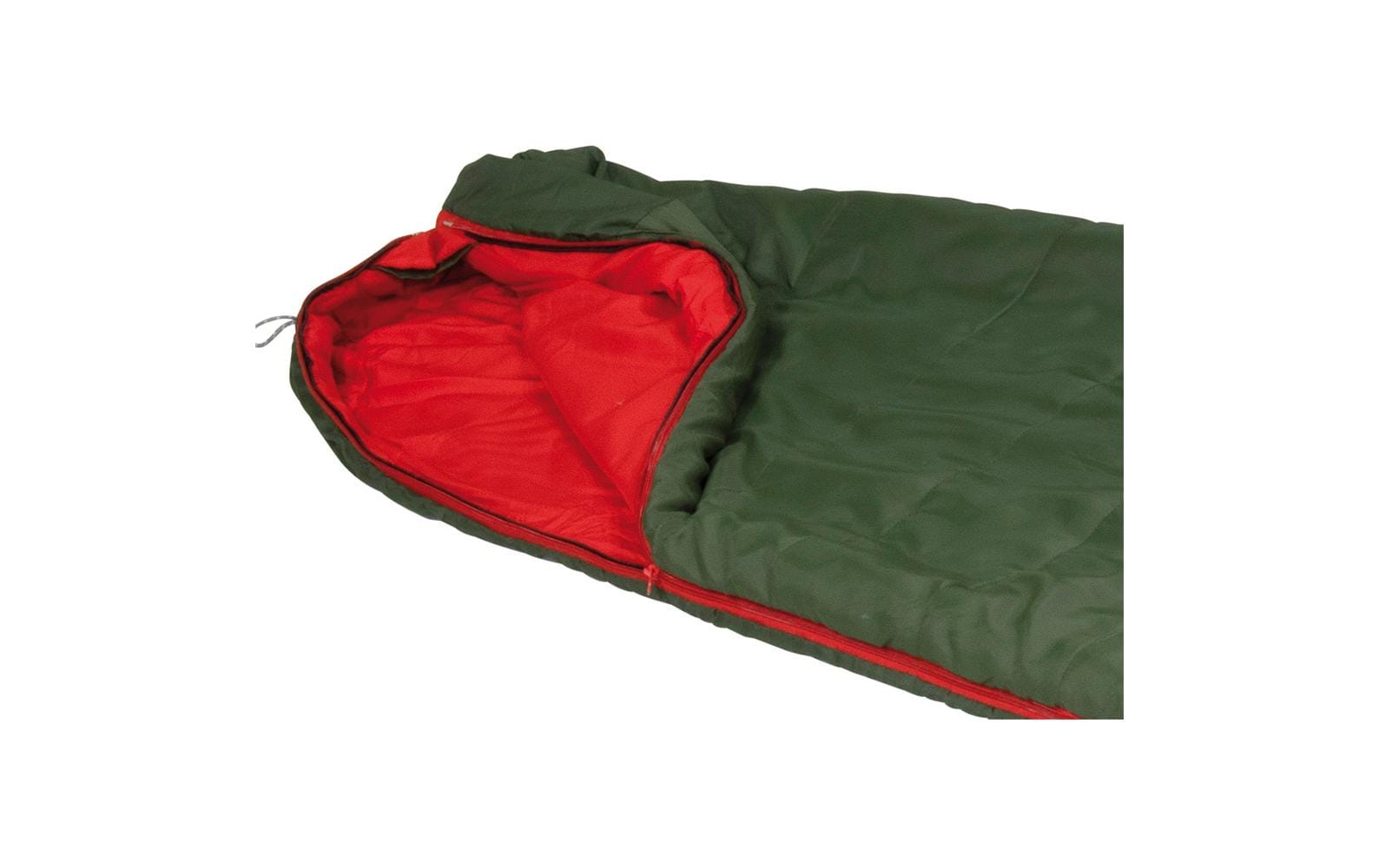 High Peak Schlafsack Pak 1000, Green-Red