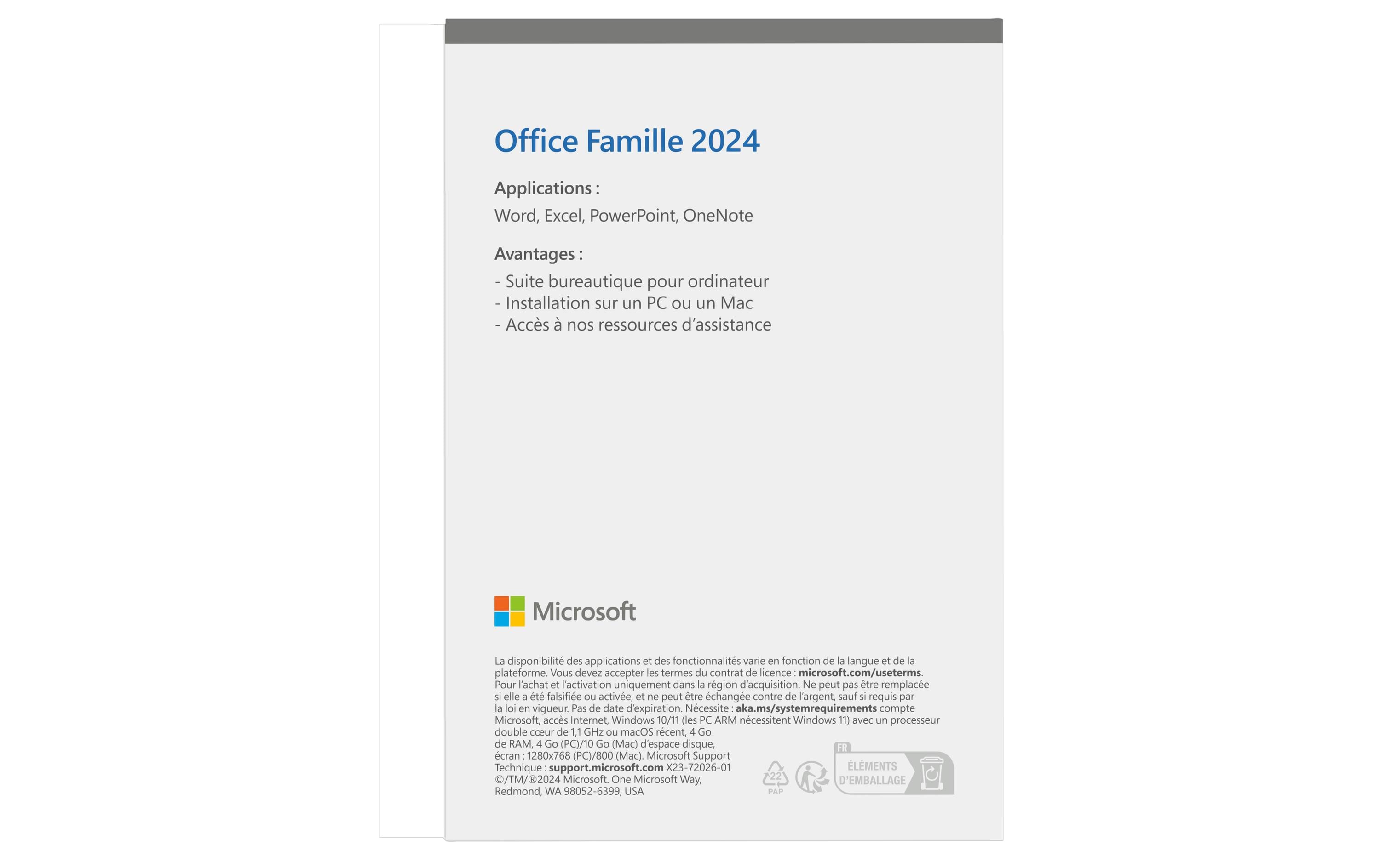 Microsoft Office Home 2024 Vollversion, Französisch