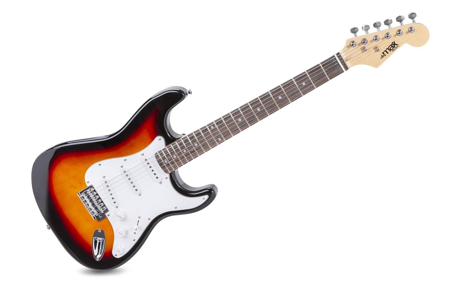 MAX E-Gitarre GigKit Sunburst