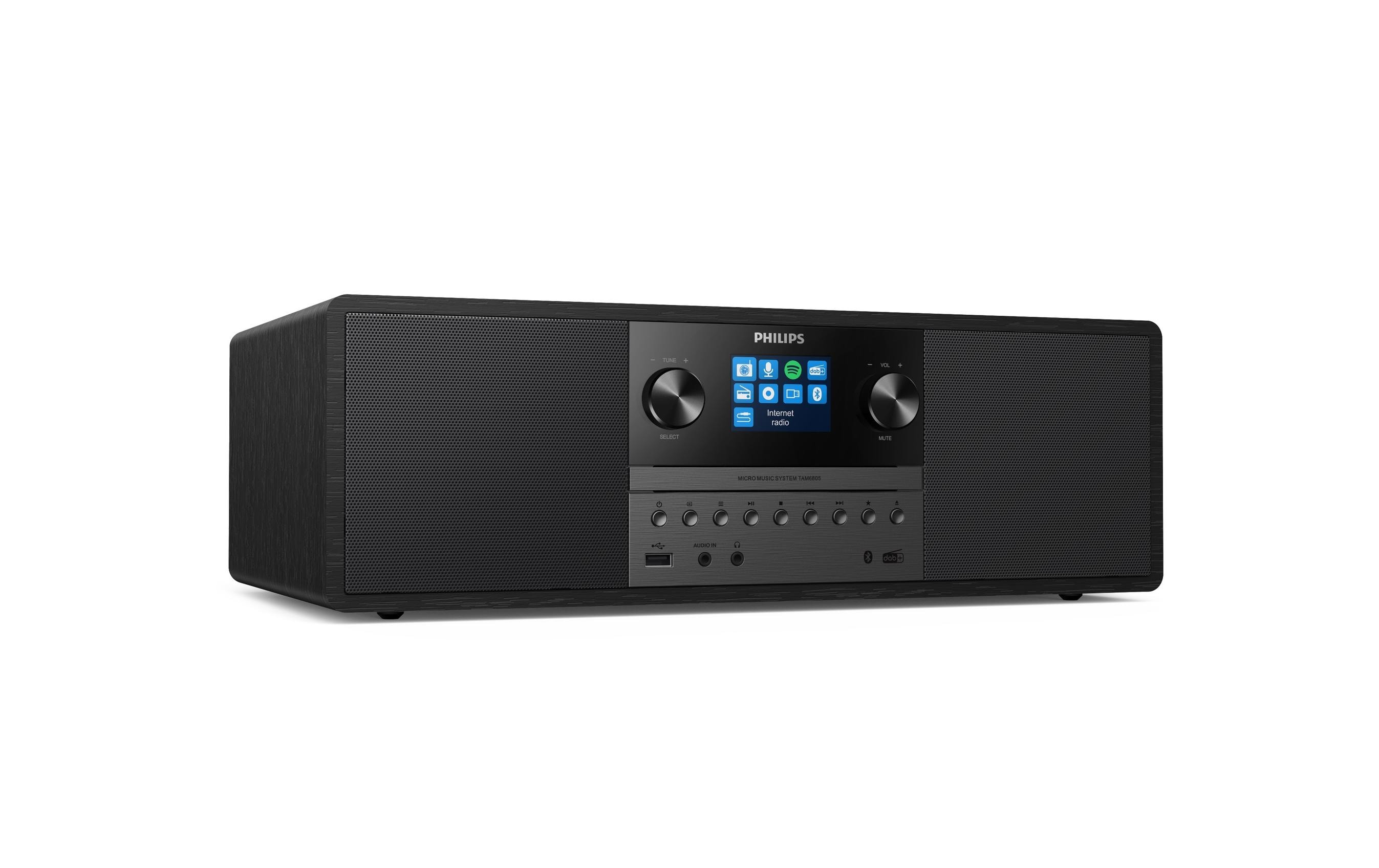 Philips Micro-HiFi Anlage TAM6805/10 Schwarz