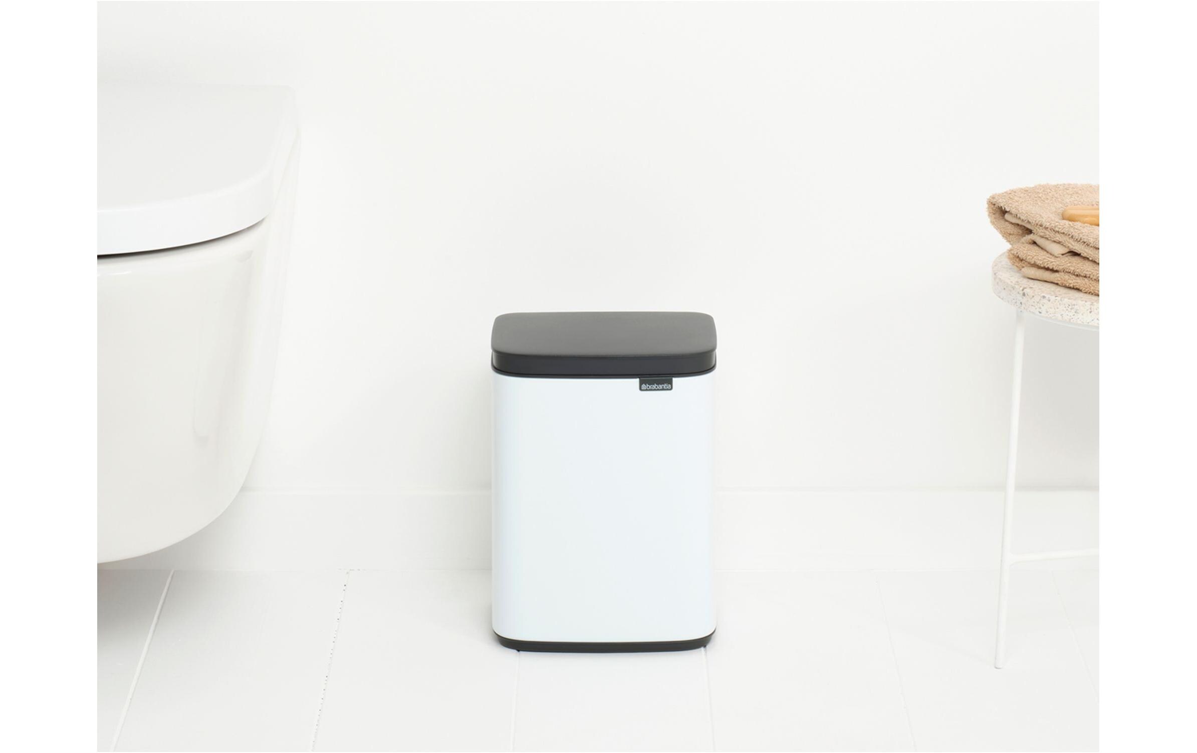 Brabantia Kosmetikeimer Bo Waste Bin 4 l, Weiss