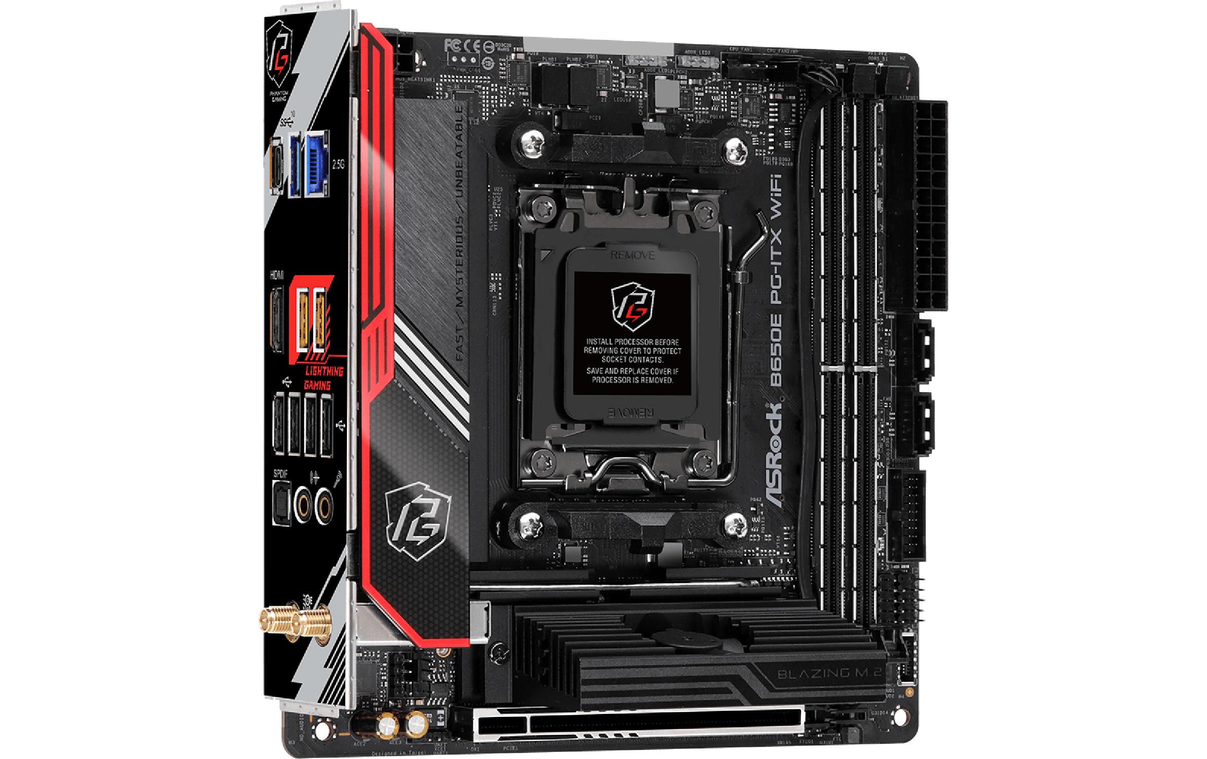 ASRock Mainboard B650E PG-ITX WiFi