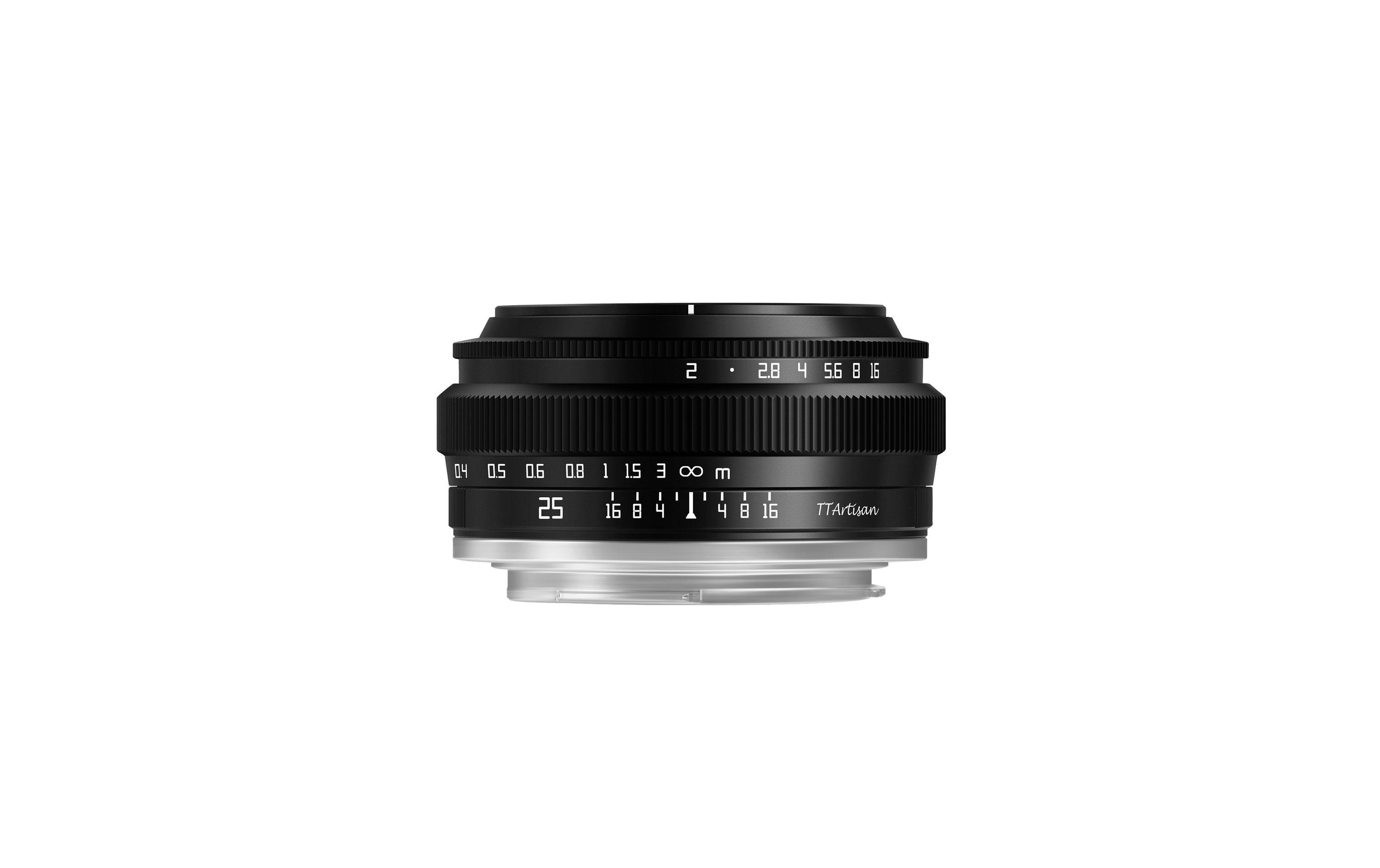 TTArtisan Festbrennweite APS-C 25mm F/2 – Sony E-Mount