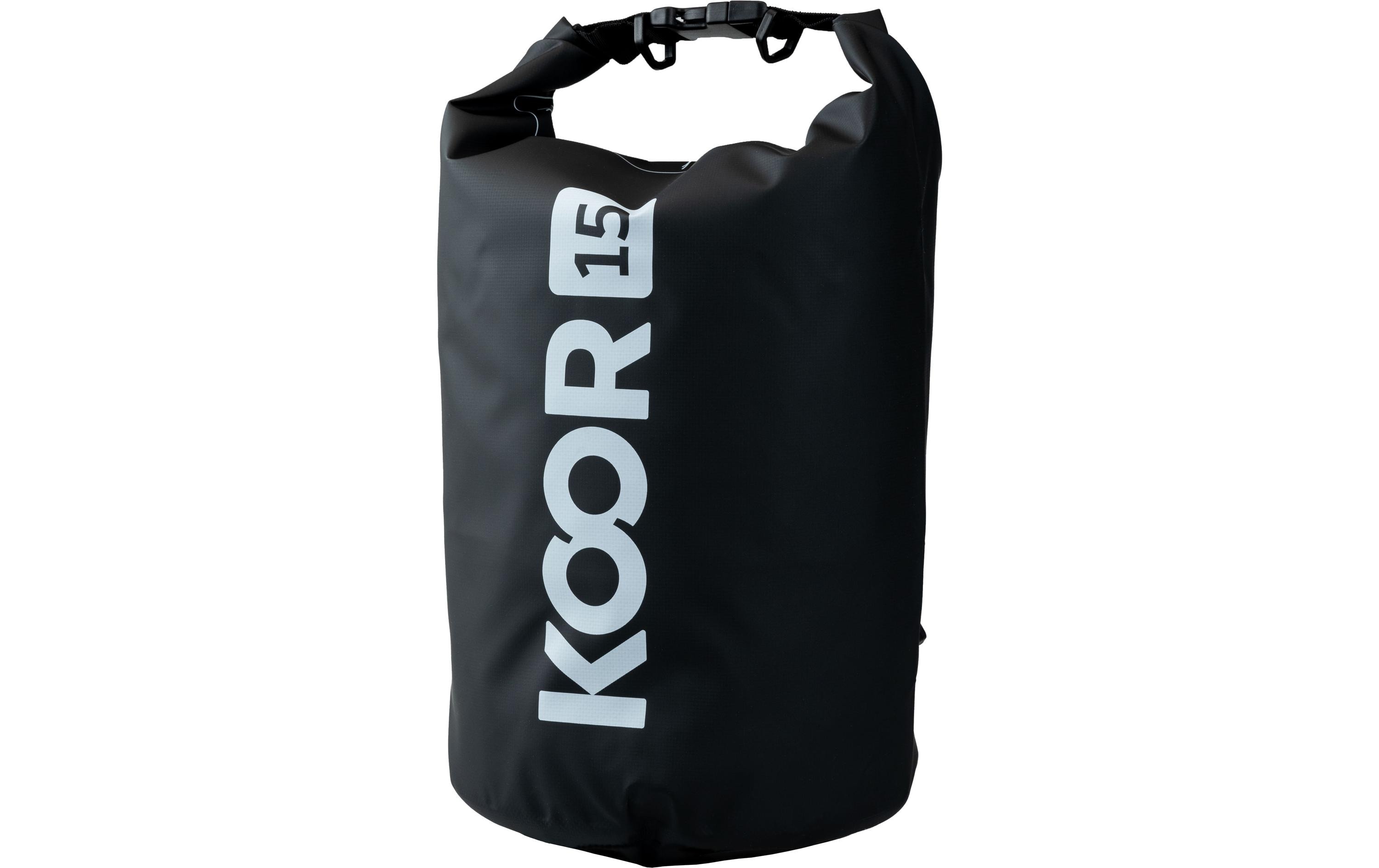 KOOR Dry Bag Zaaino Schwarz 15 l