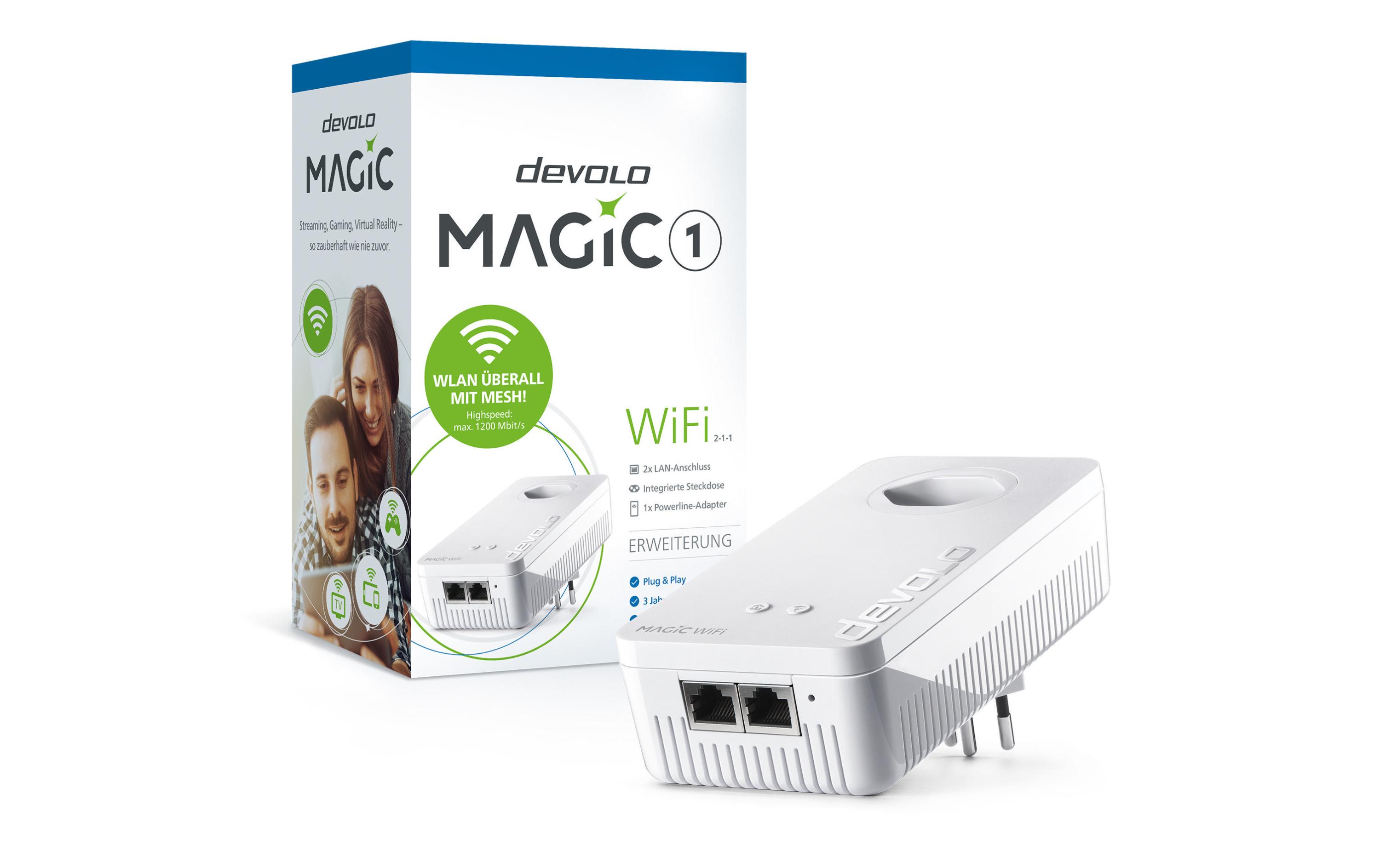 devolo Powerline Magic 1 WiFi Erweiterungsadapter