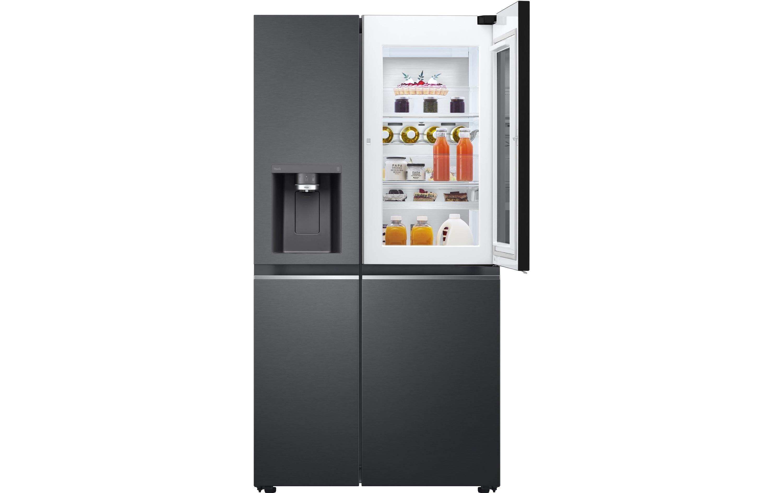 LG Foodcenter GSXV90MCDE Matte Black Steel