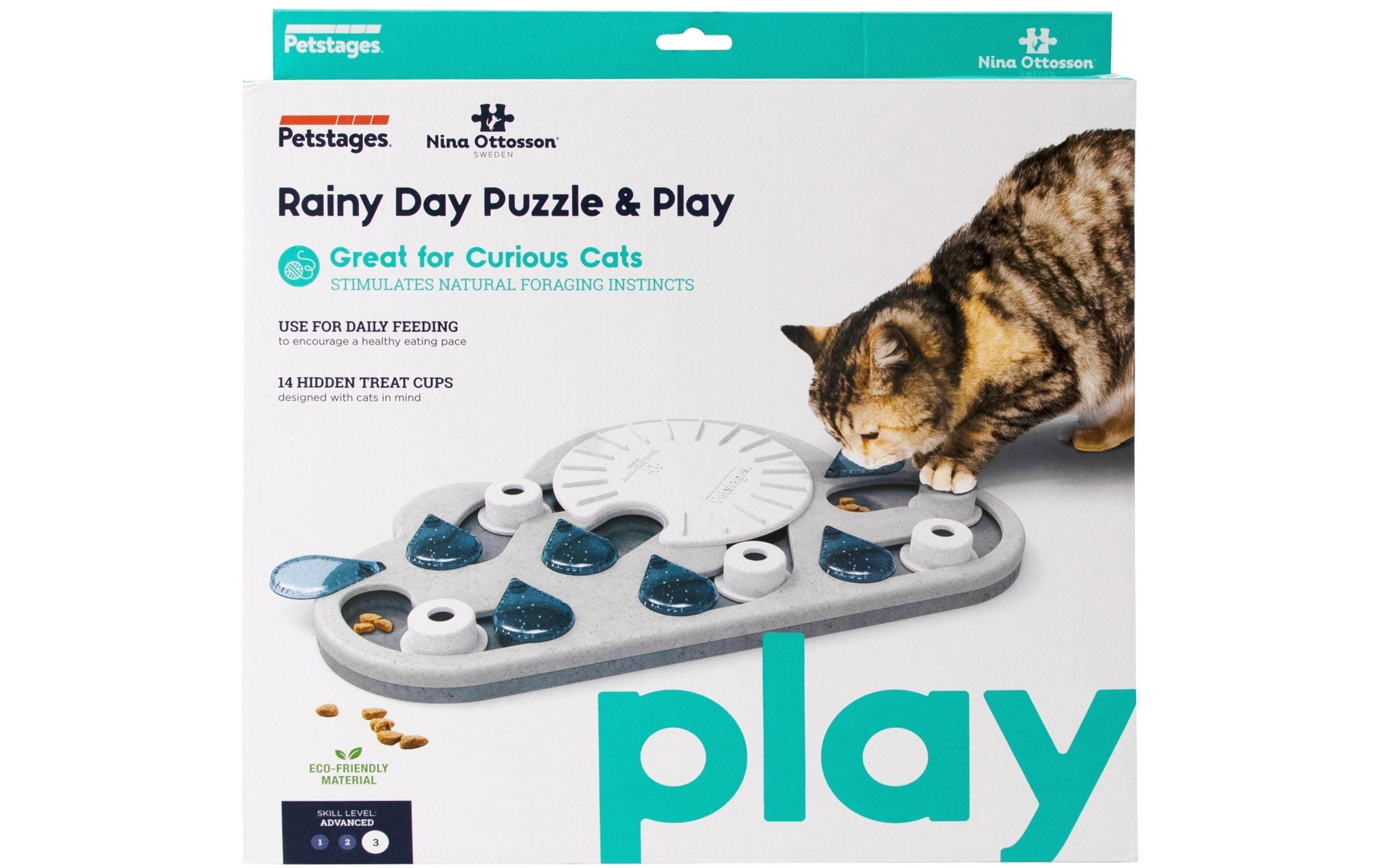 Petstage Katzen-Spielzeug Cat Puzzle Rainy Day