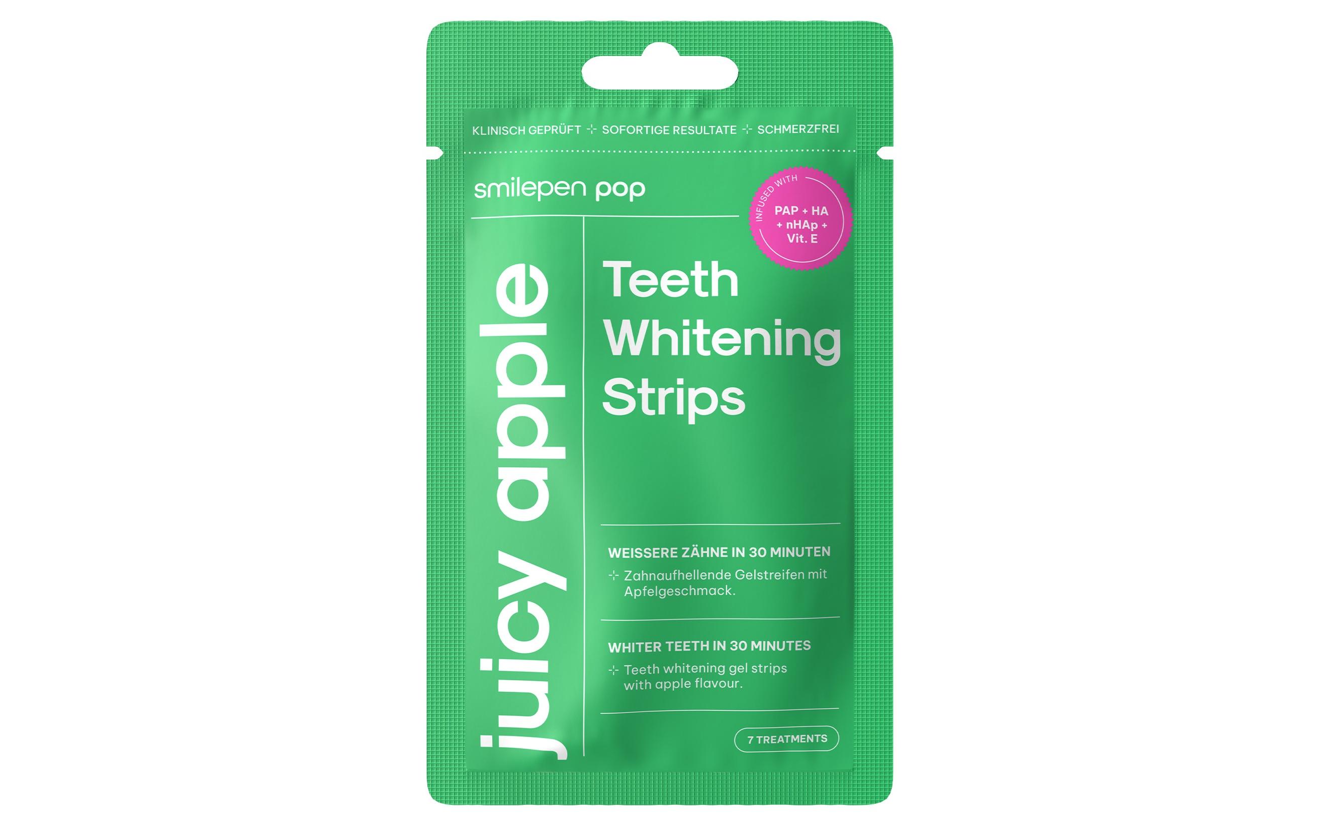 Smilepen Bleaching Pop Juicy Apple Teeth Whitening Strips