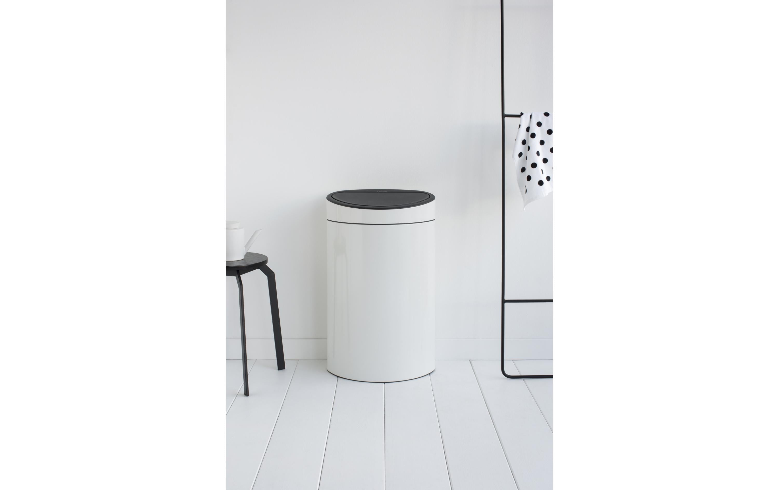 Brabantia Abfalleimer Touch Bin 40 l, White