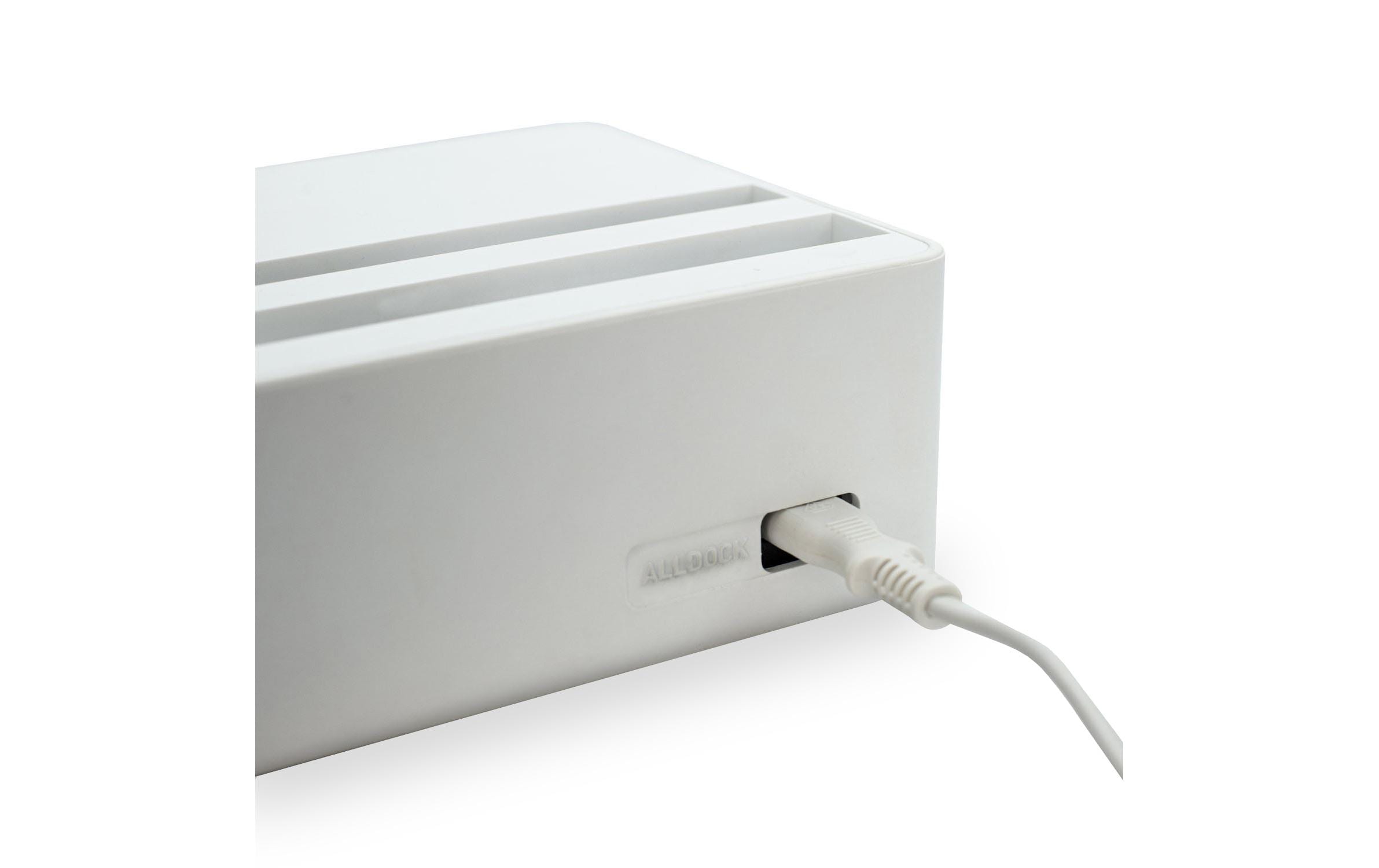 Alldock Ladestation Wireless Weiss