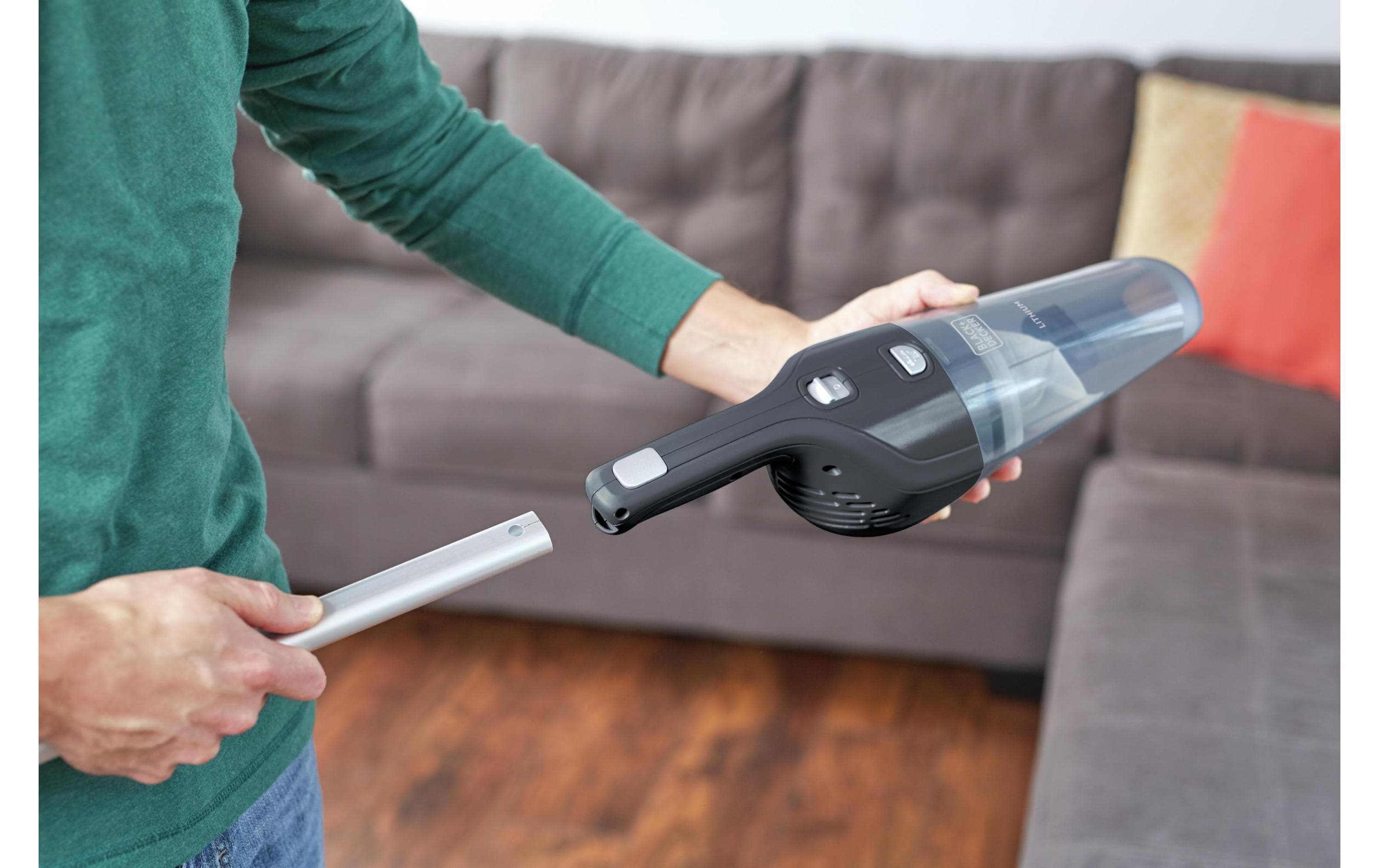 BLACK+DECKER Akku-Hand- und Stielsauger 4in 1 Lithium Anthrazit