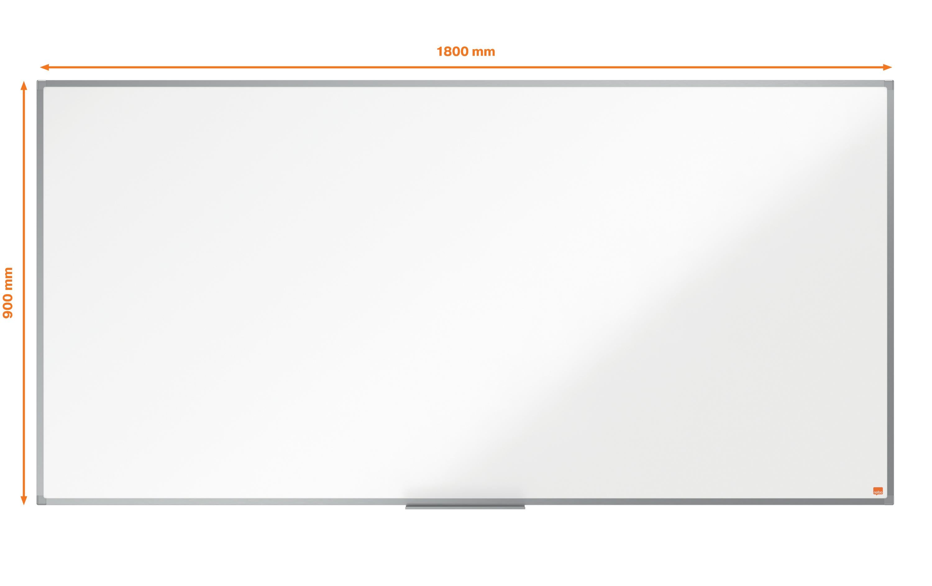 Nobo Magnethaftendes Whiteboard Essence 90 cm x 180 cm, Weiss