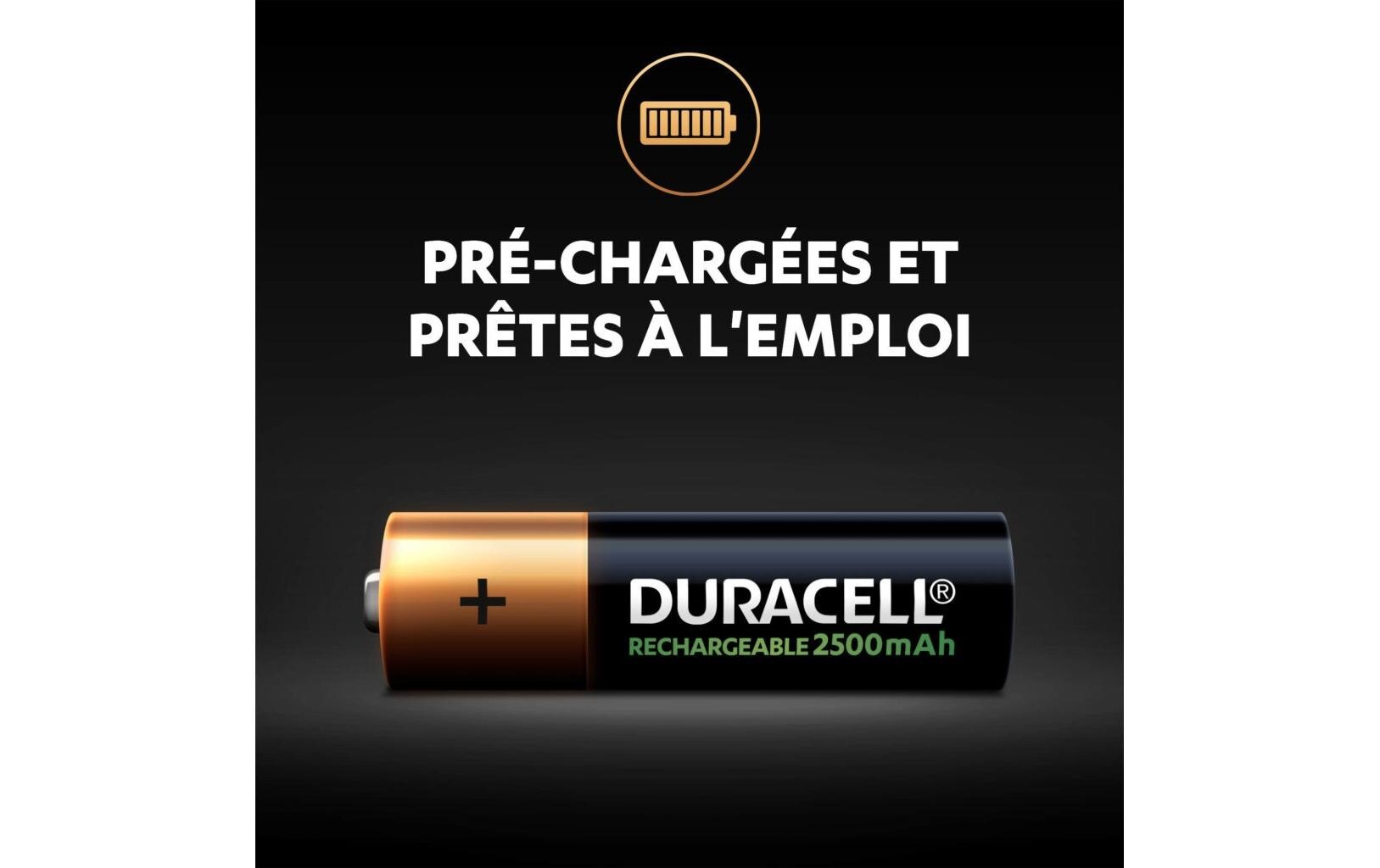 Duracell Akku Rechargeable AA 2500 mAh 2 Stück