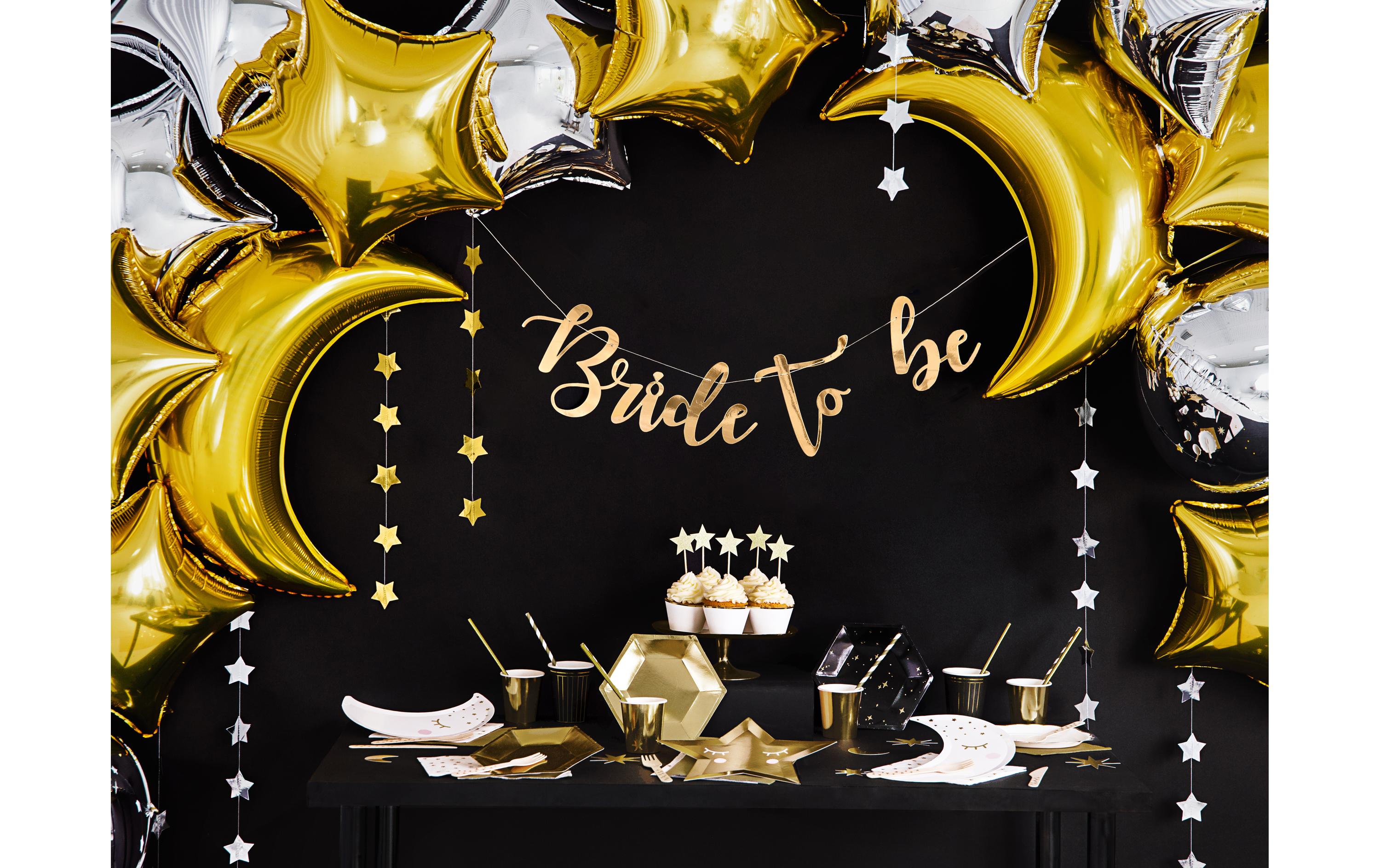 Partydeco Girlande Bride to be 80 x 19 cm, Gold