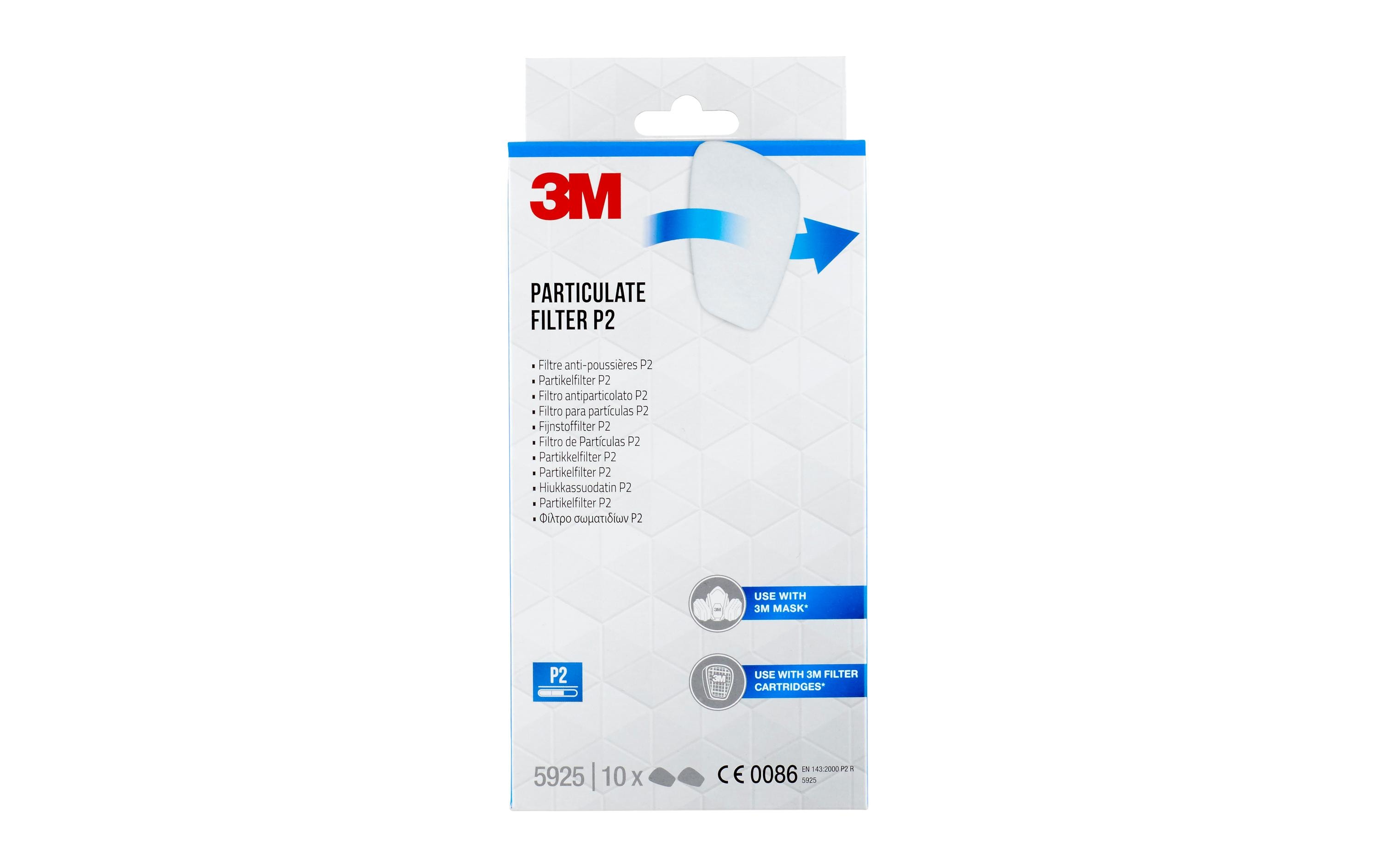 3M Ersatzfilter 5925 für Serie 6000, FFP2