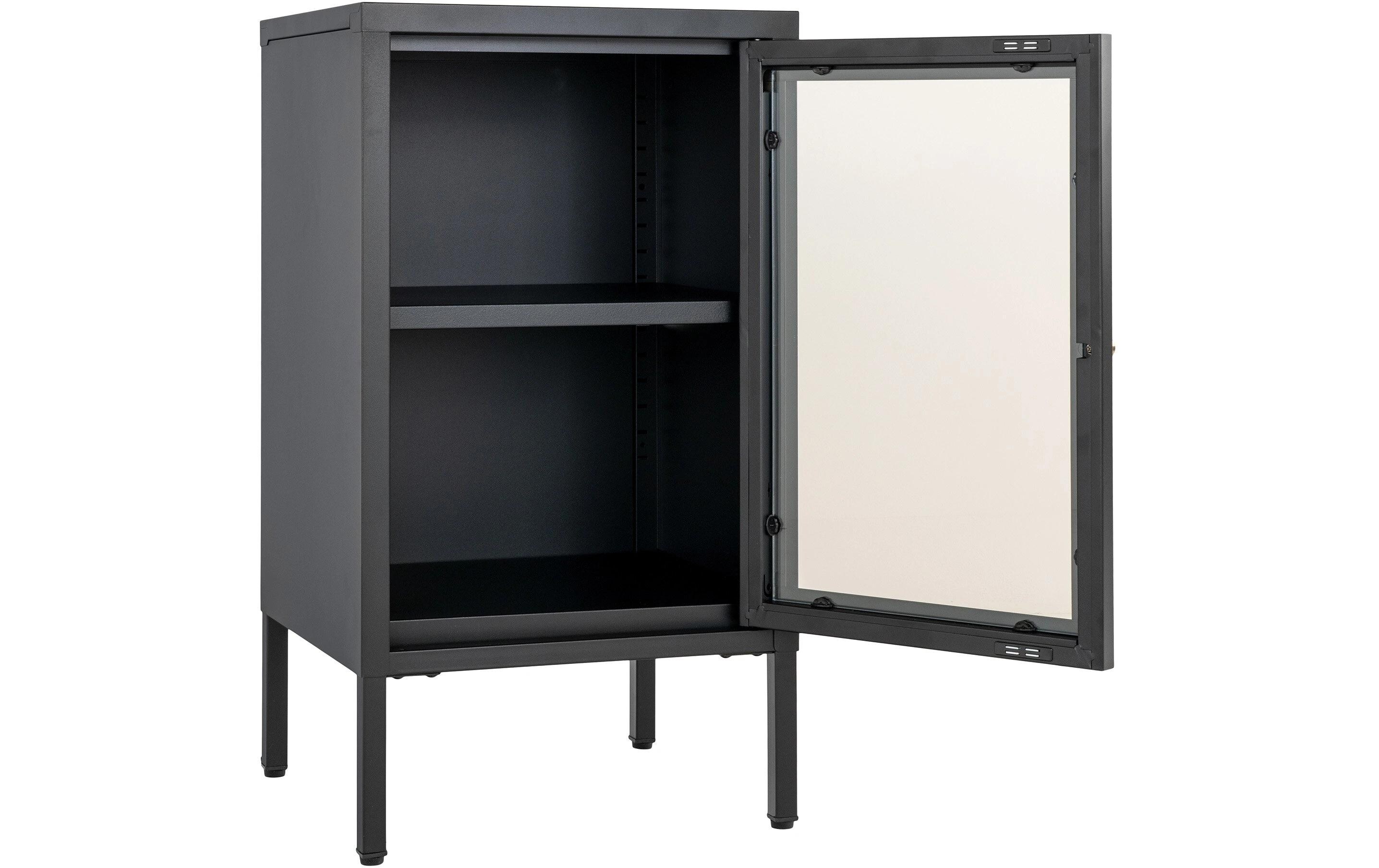 House Nordic Vitrine Dalby 35 x 38 x 70 cm, Schwarz