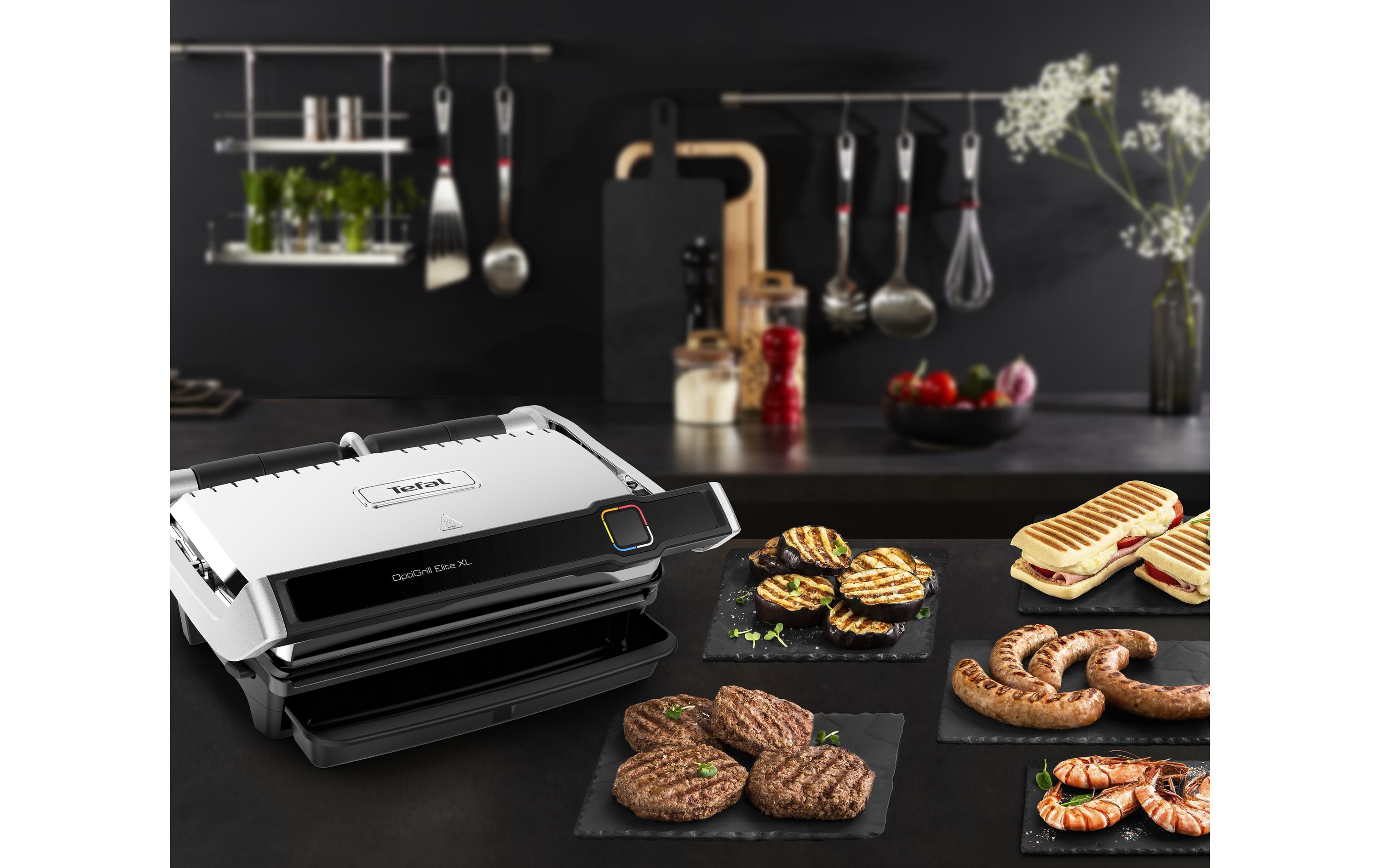 Tefal Kontaktgrill Optigrill Elite XL GC760D12 2200 W