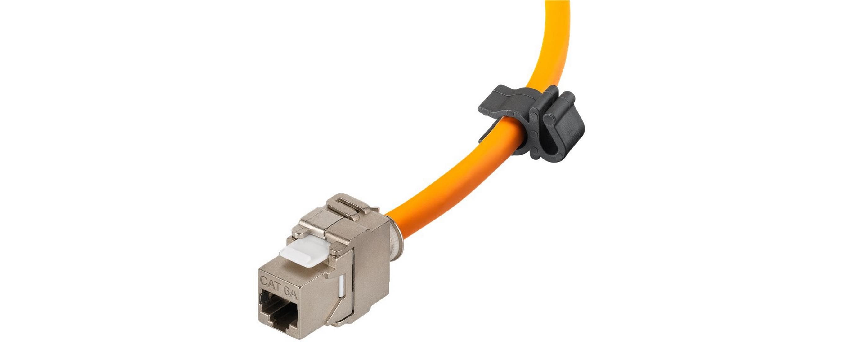 Goobay Patchkabel 58934 Cat 7A, S/FTP, 50 m, Orange