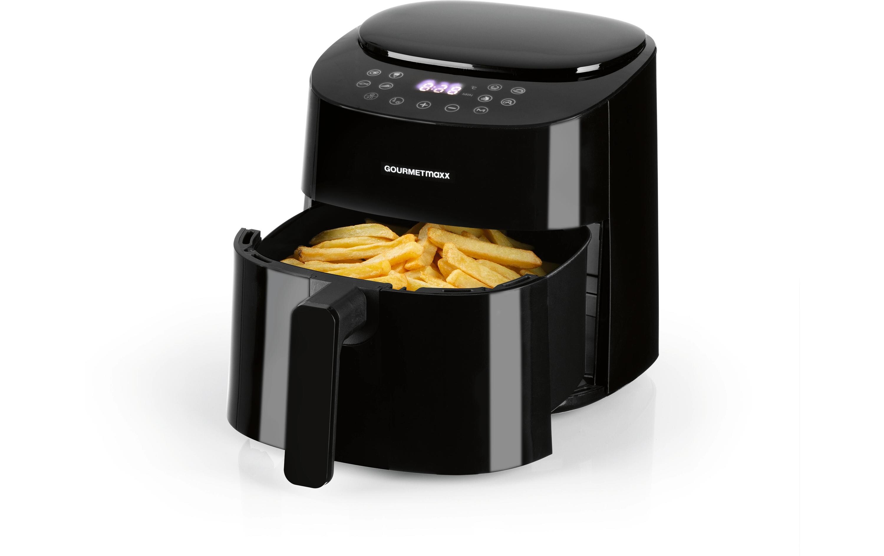 GOURMETmaxx Heissluft-Fritteuse Digital Schwarz