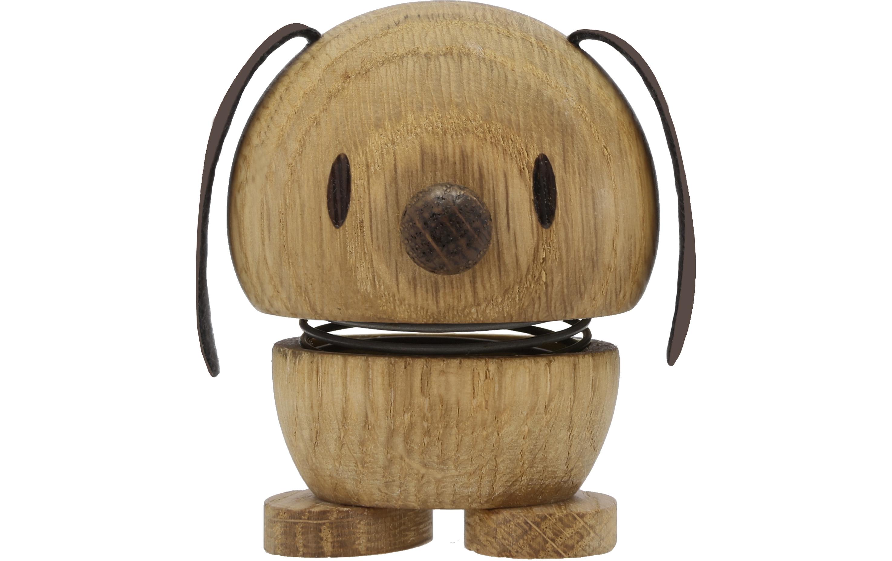 Hoptimist Aufsteller Bumble Hund Oak S 6.9 cm, Nature