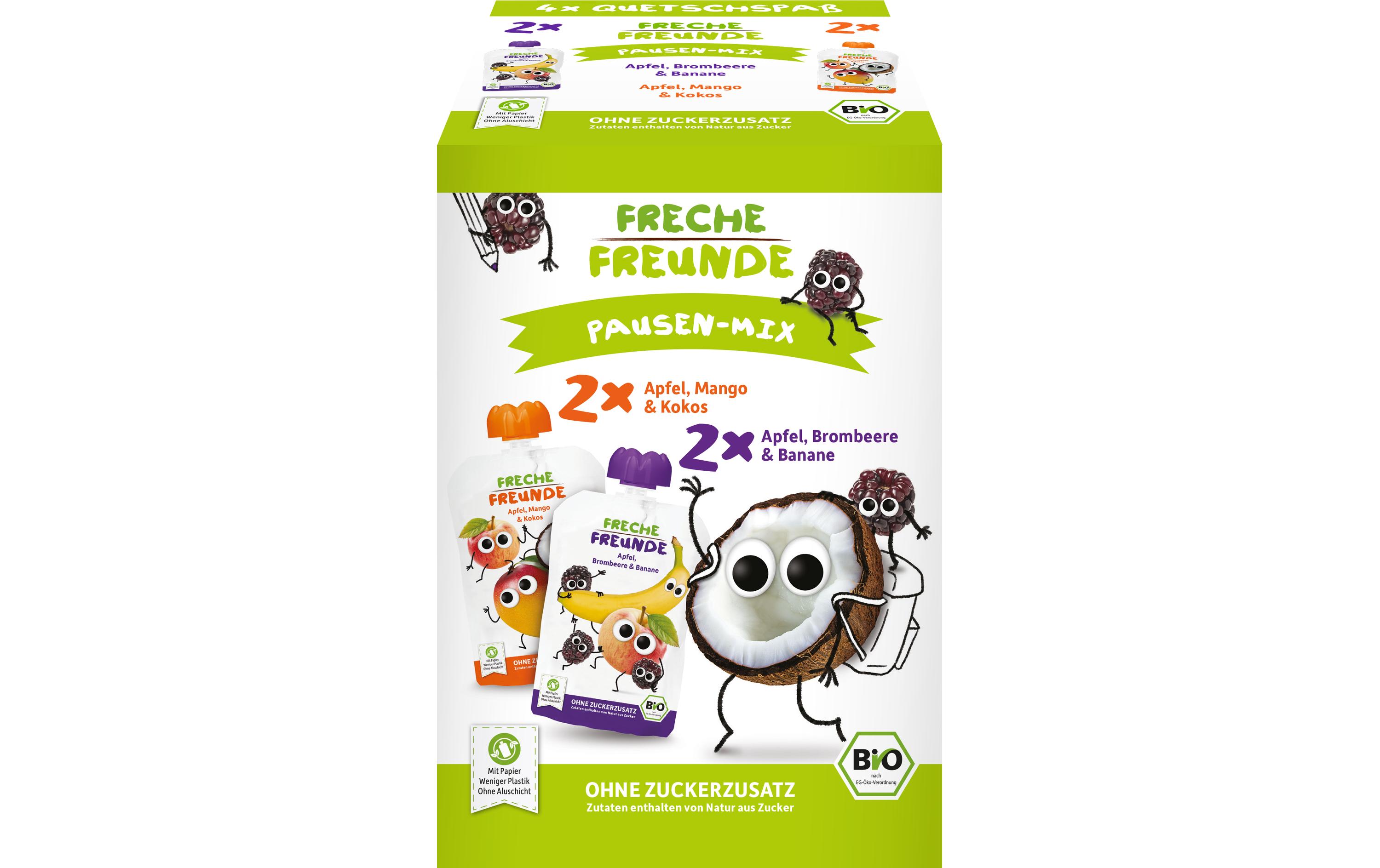 Freche Freunde Pausen-Mix 4x 100 g