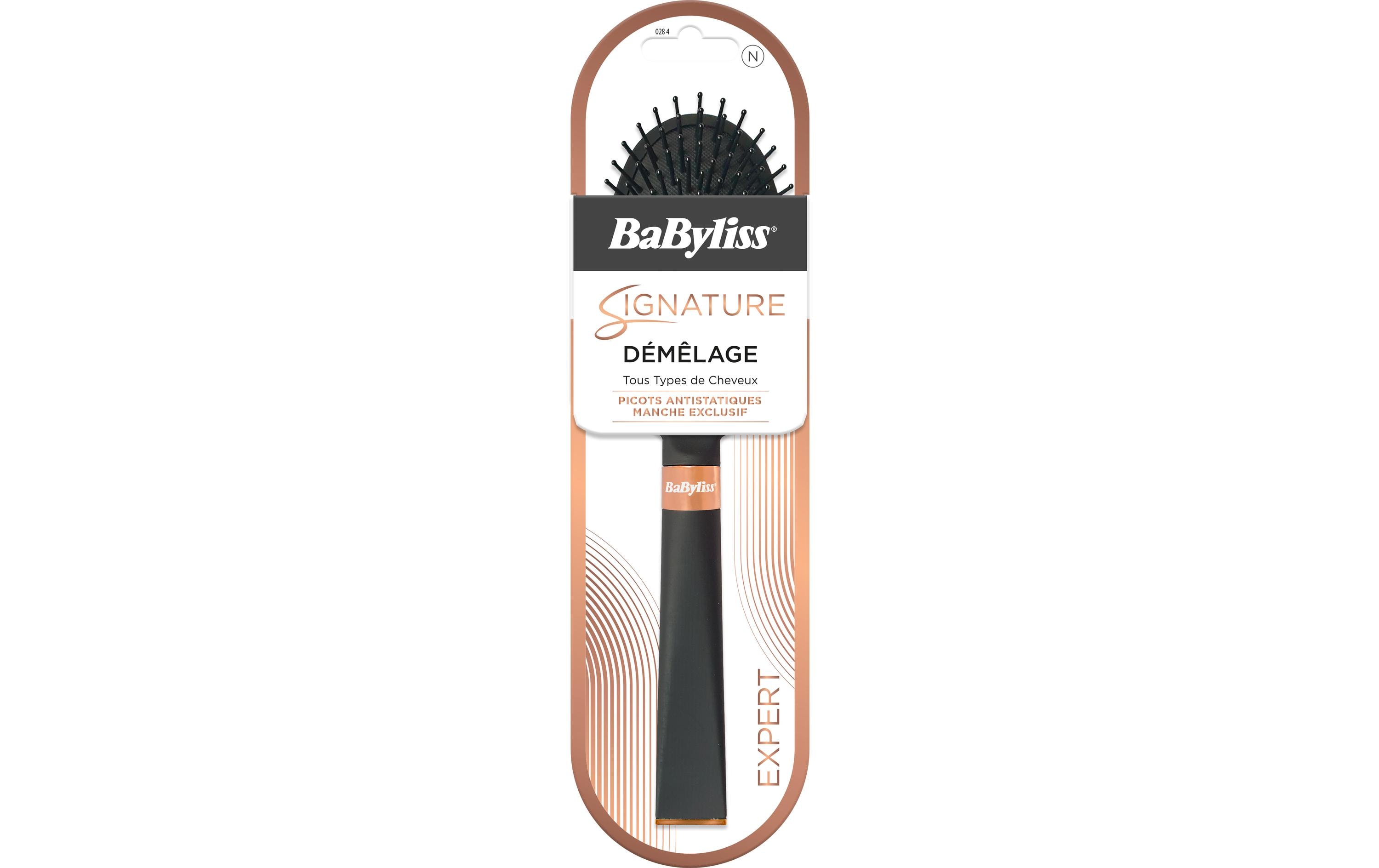 Babyliss Haarbürste oval Signature Schwarz