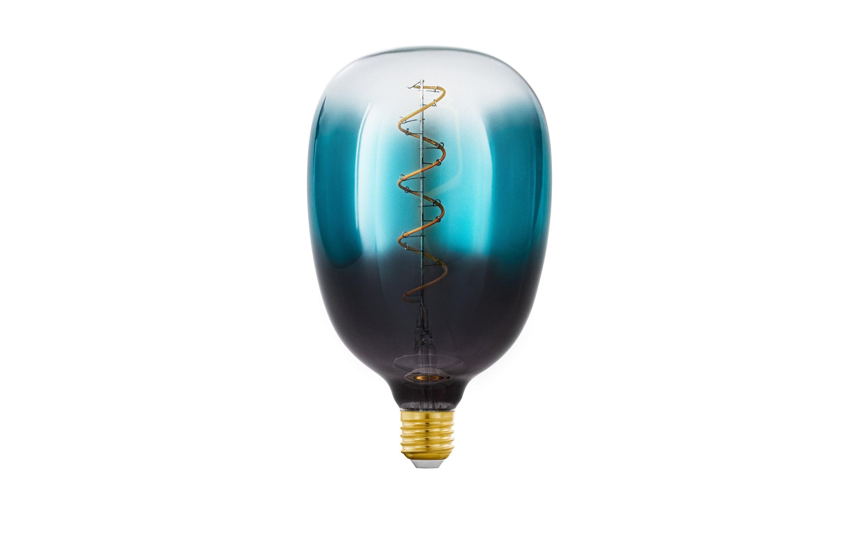 EGLO Leuchten Lampe 4 W E27 Blau-Schwarz-Transparent