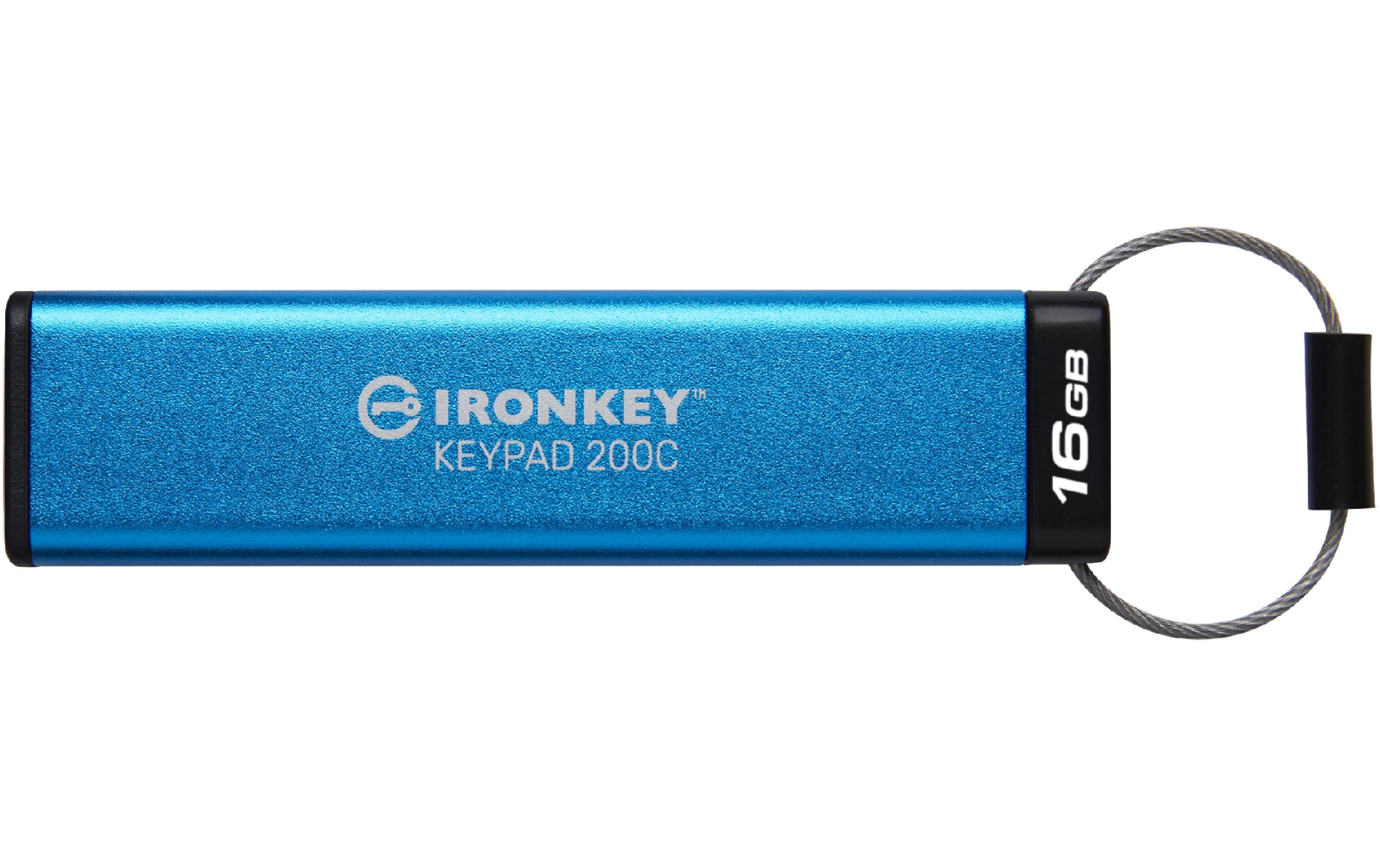 Kingston USB-Stick IronKey Keypad 200C 16 GB