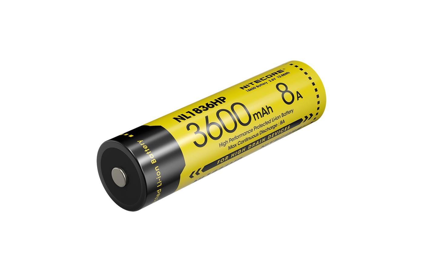 Nitecore Akku Li-Ion Akku Typ 18650 NL1836 HP