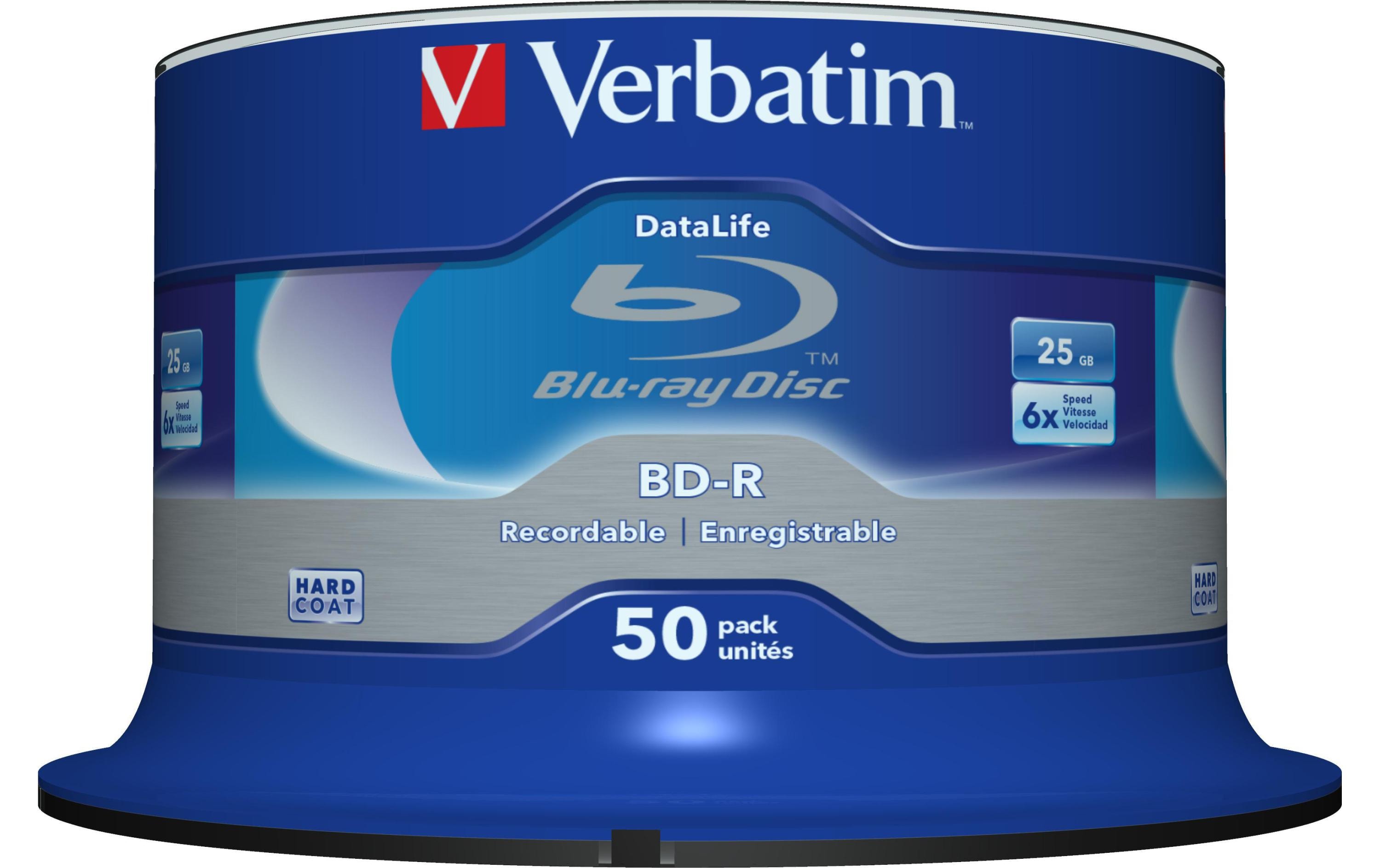 Verbatim BD-R 25 GB, Spindel (50 Stück)