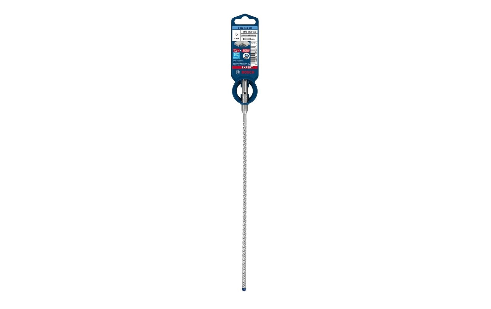 Bosch Professional Hammerbohrer EXPERT SDS plus-7X, 6 x 250 x 315 mm