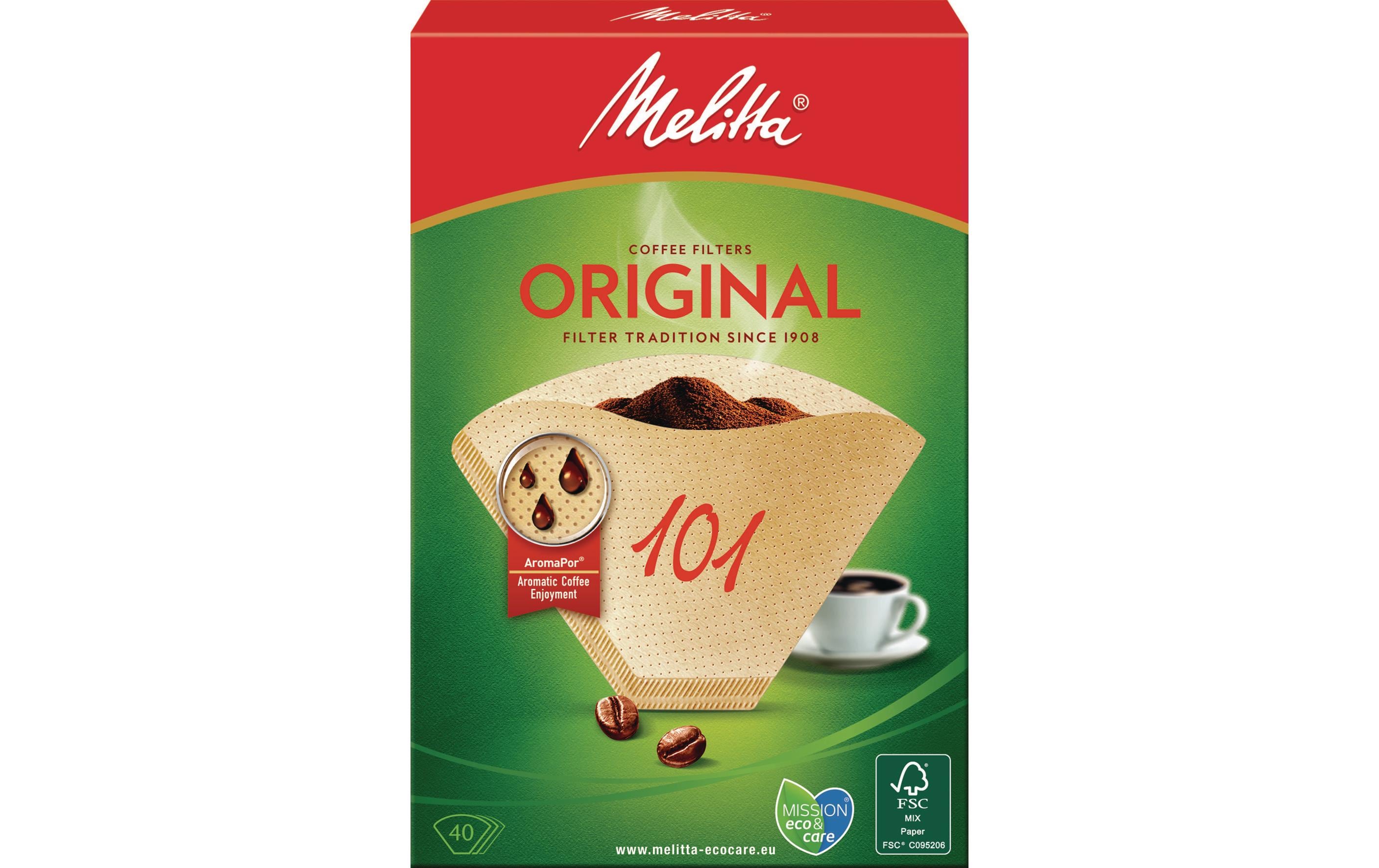 Melitta Filtertüte Original 101 40 Stück